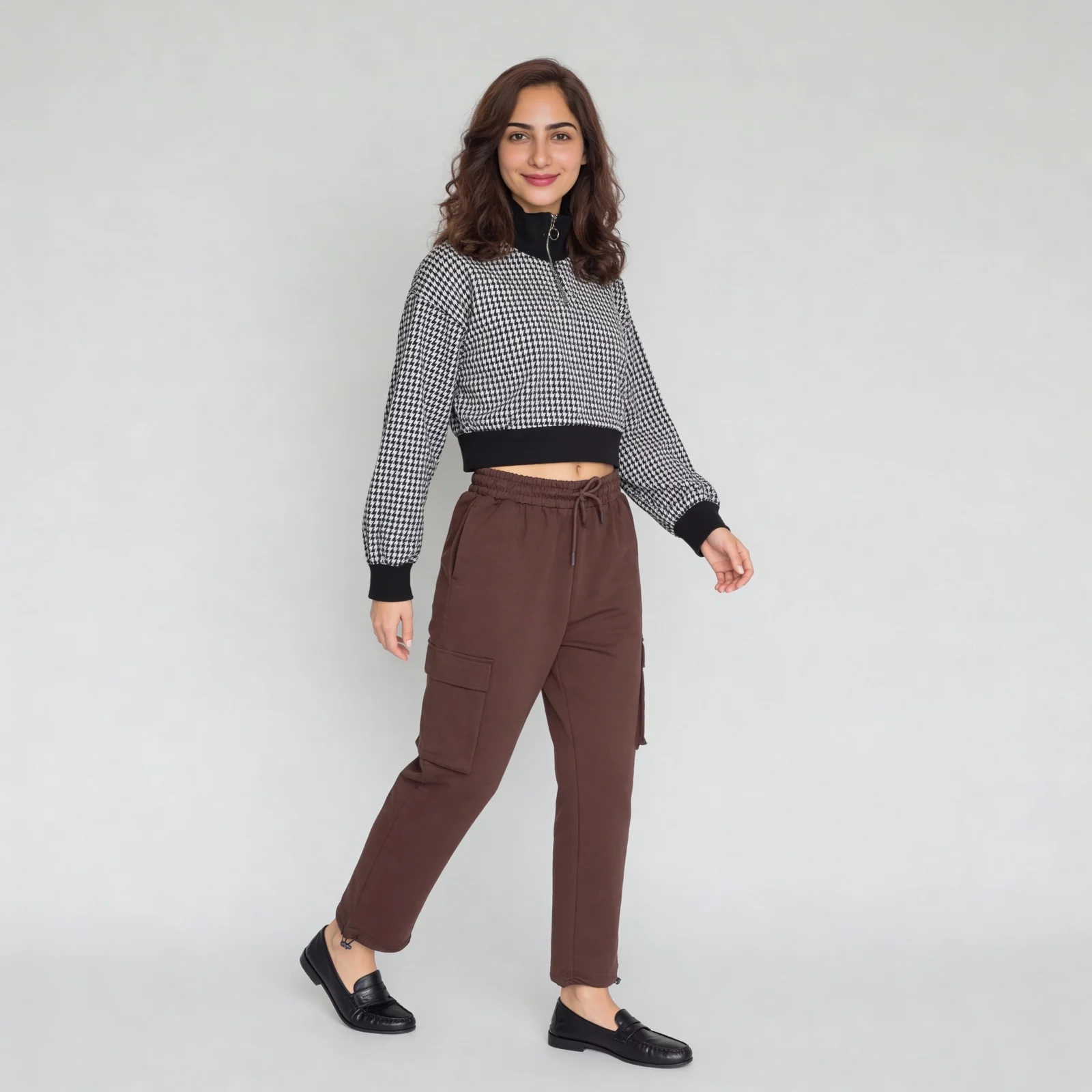 Herringbone Oversize T-Shirt