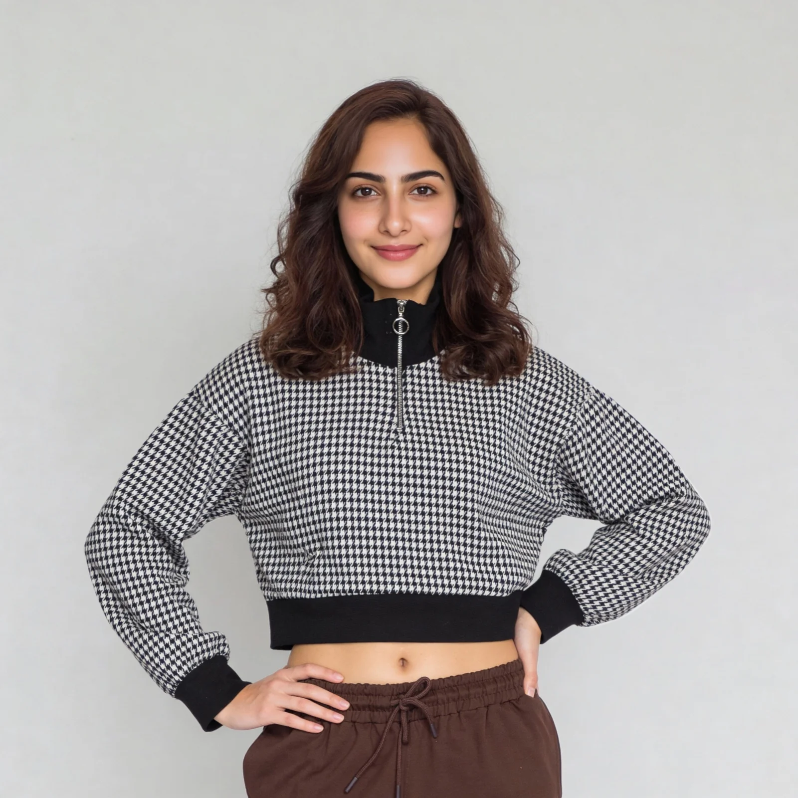 Herringbone Oversize T-Shirt - Image 2