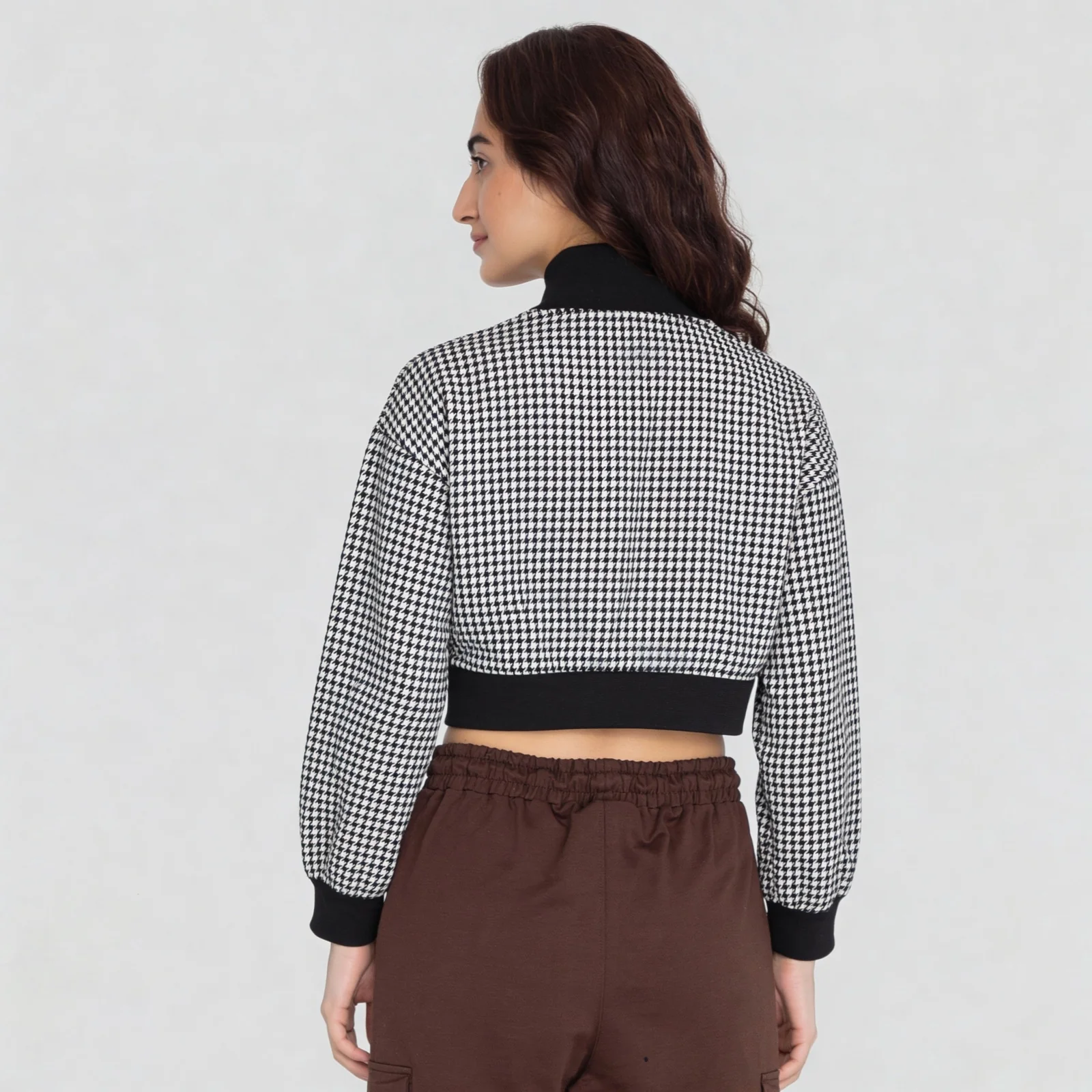 Herringbone Oversize T-Shirt - Image 3