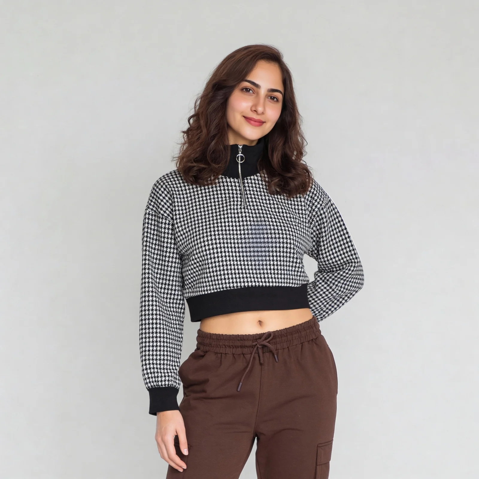 Herringbone Oversize T-Shirt - Image 5