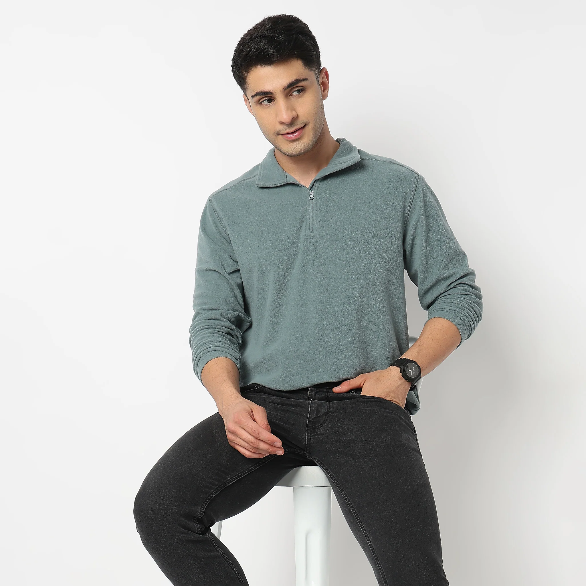 Heat-X Polair Fleece High Neck Sweatshirt- Comfort Stretch & Superior Heat Control - Image 20