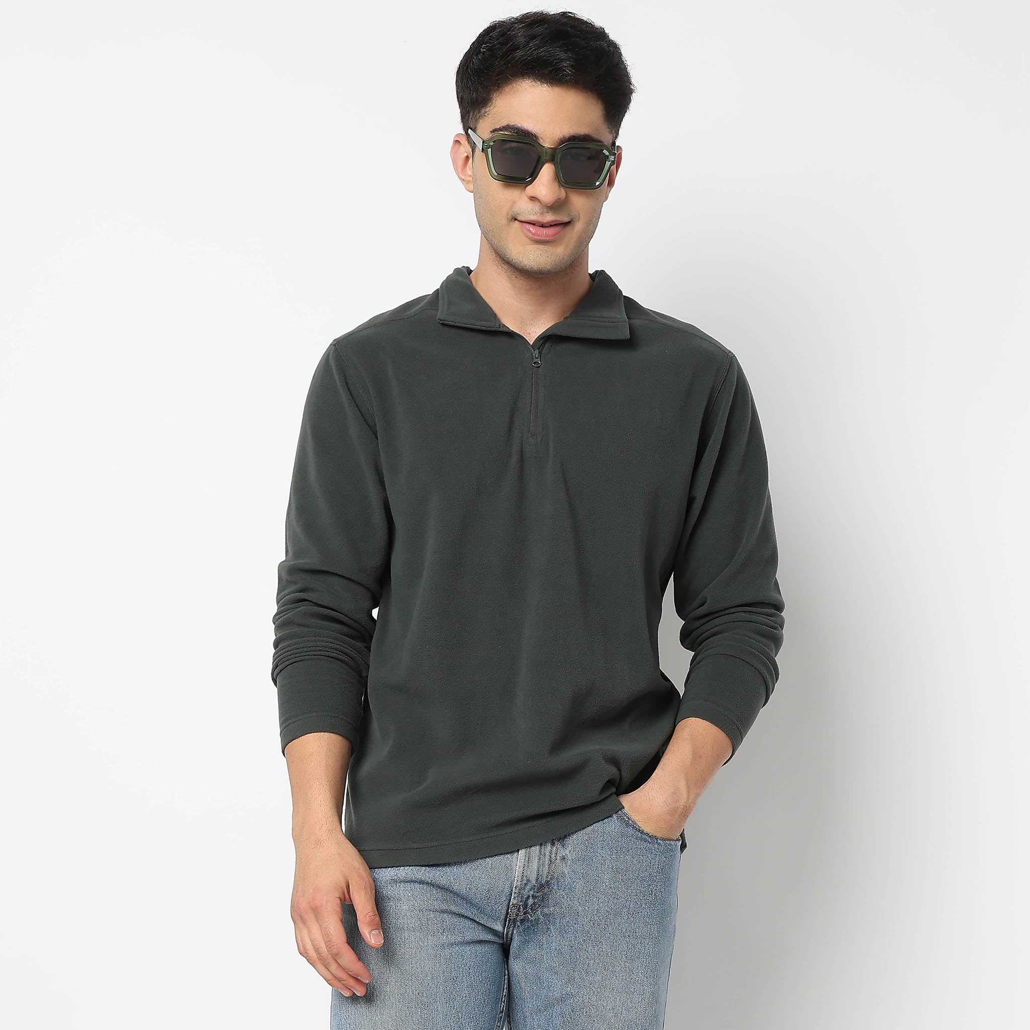 Heat-X Polair Fleece High Neck Sweatshirt- Comfort Stretch & Superior Heat Control - Image 8