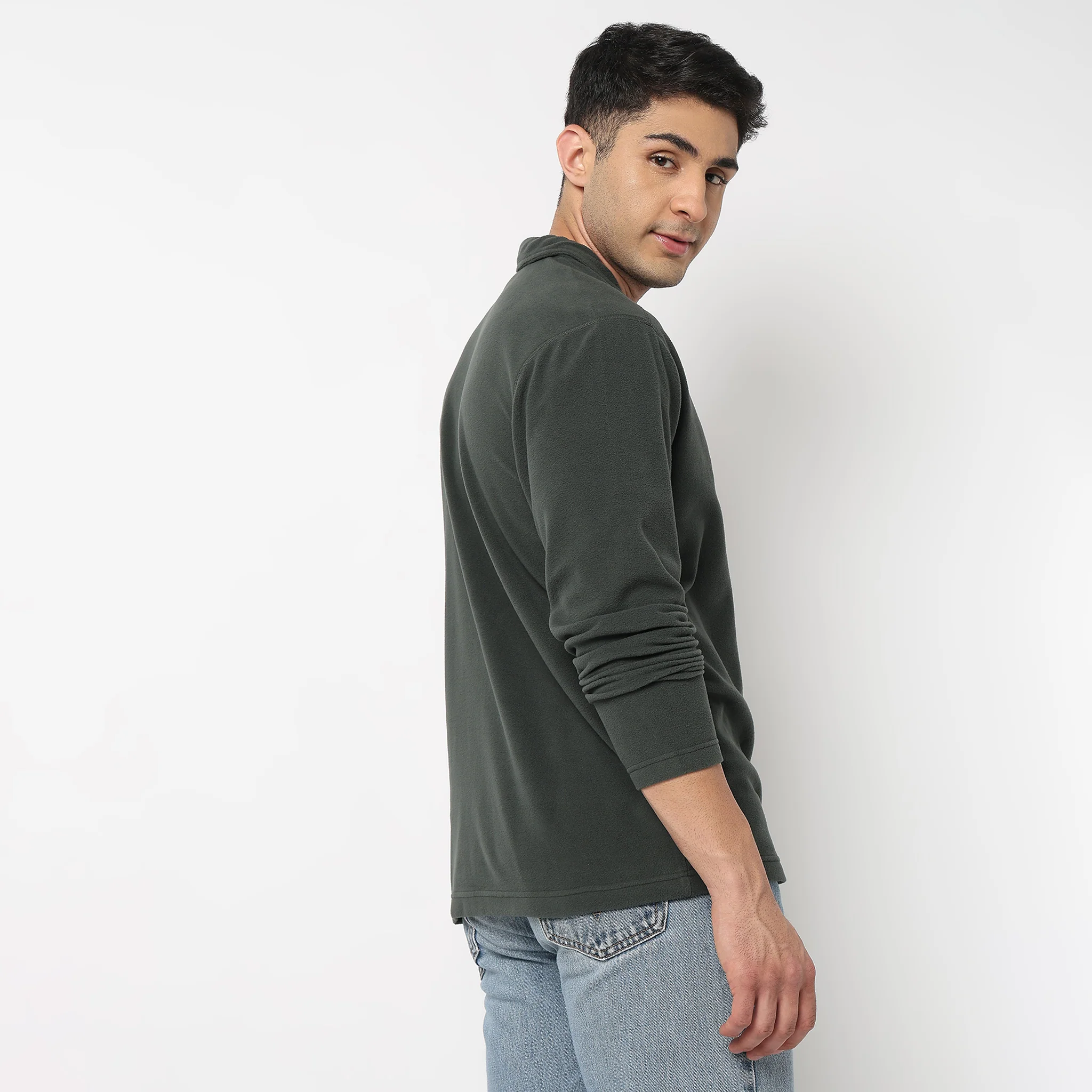 Heat-X Polair Fleece High Neck Sweatshirt- Comfort Stretch & Superior Heat Control - Image 9