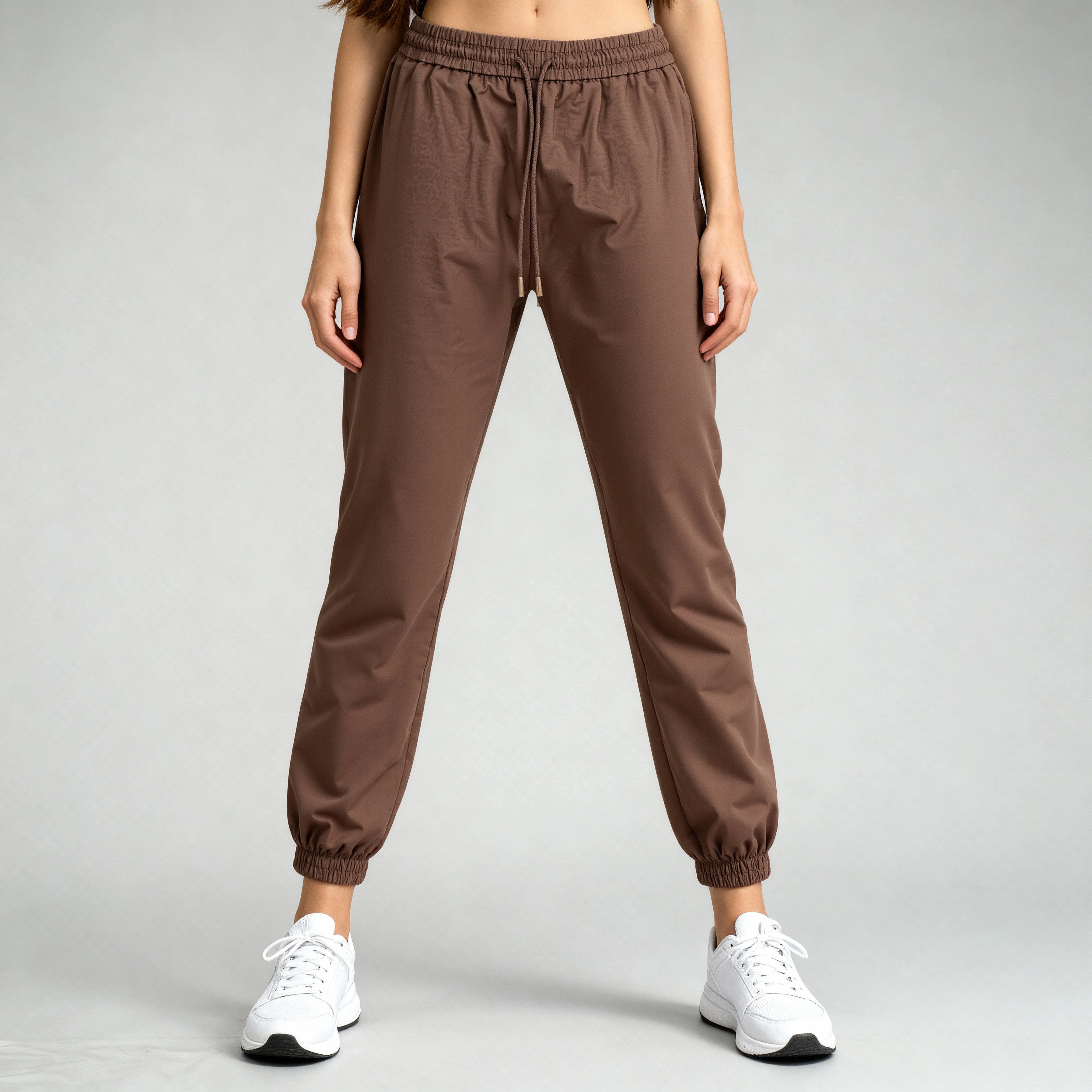 Air Dry High Rise Active Joggers With Patch Pockets - Image 7