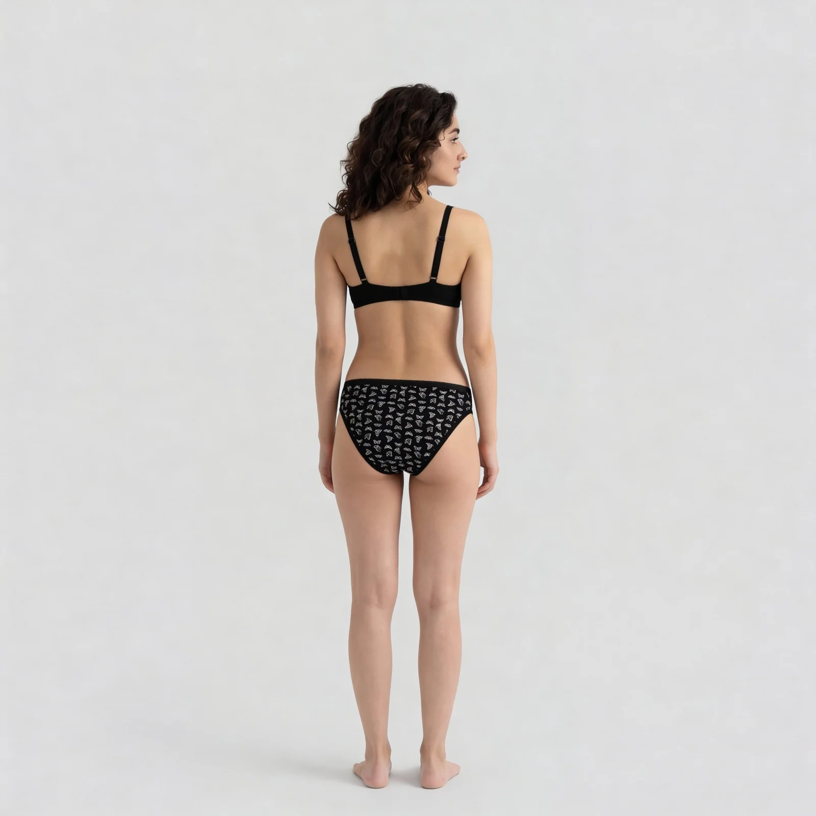 High Rise Printed Full Brief Panties - Pack of 3 - Image 2