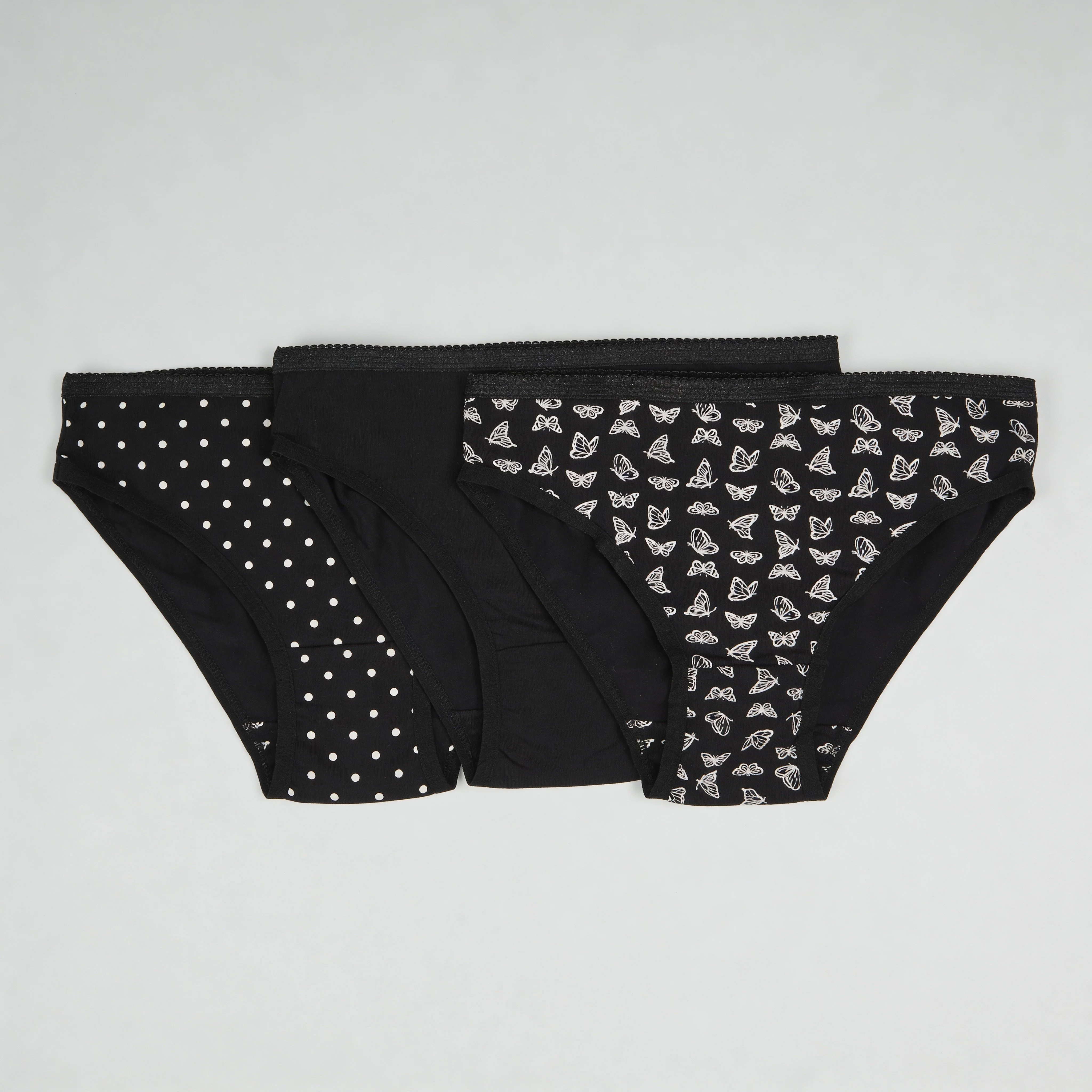High Rise Printed Full Brief Panties - Pack of 3 - Image 6