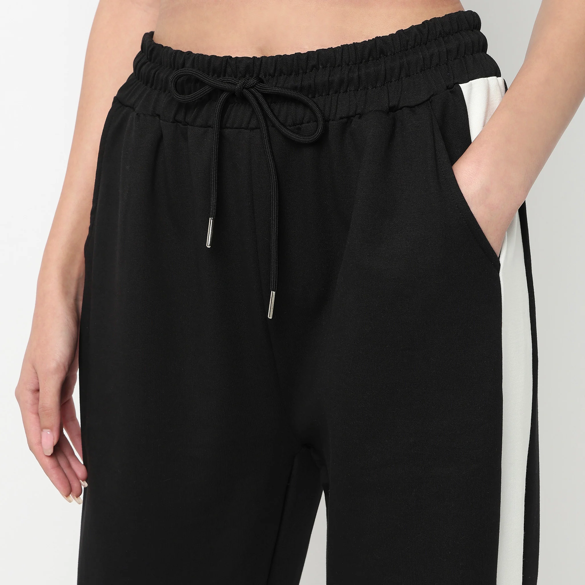 High Rise Relaxed Fit Joggers - Image 4