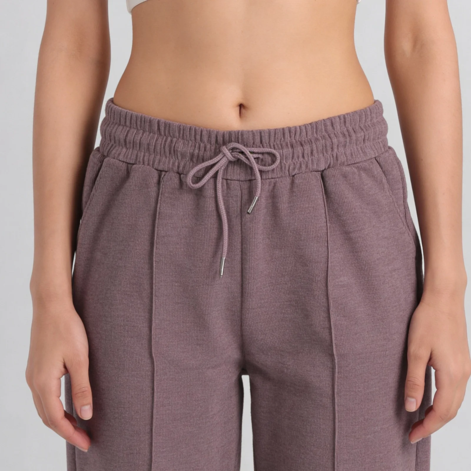 High Rise Solid Trackpants - Image 9