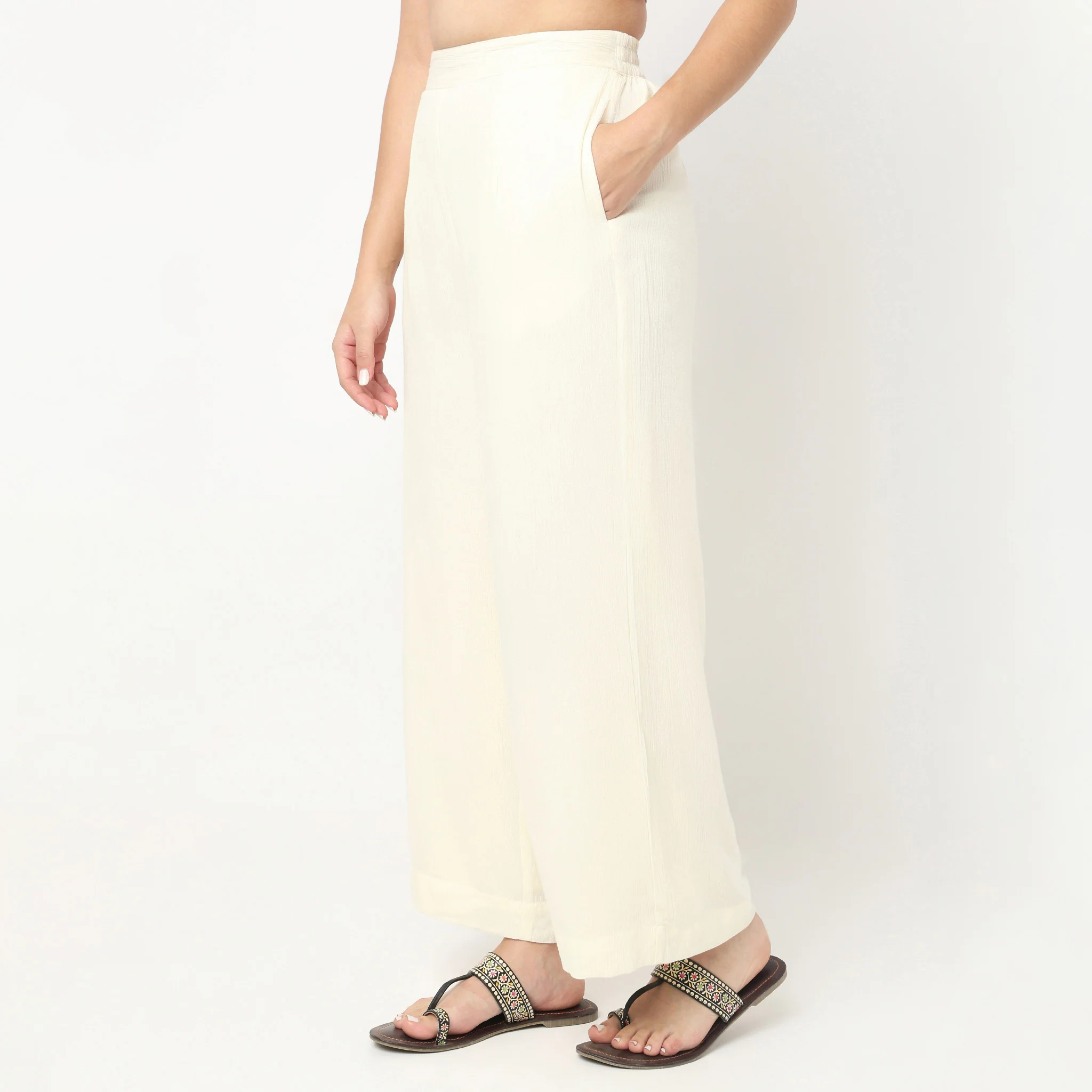High Rise Straight Pants - Image 5