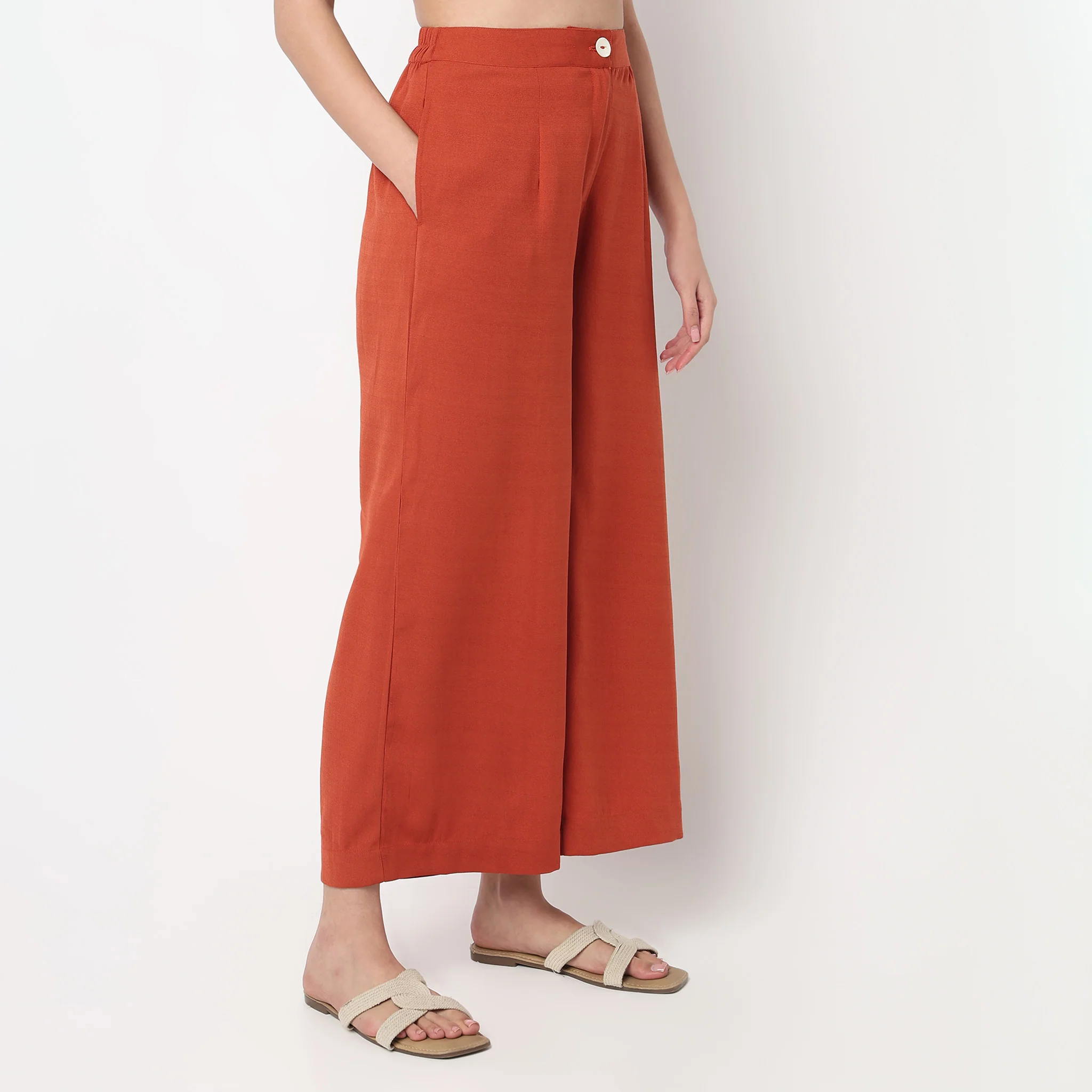 High Rise Straight Pants - Image 5