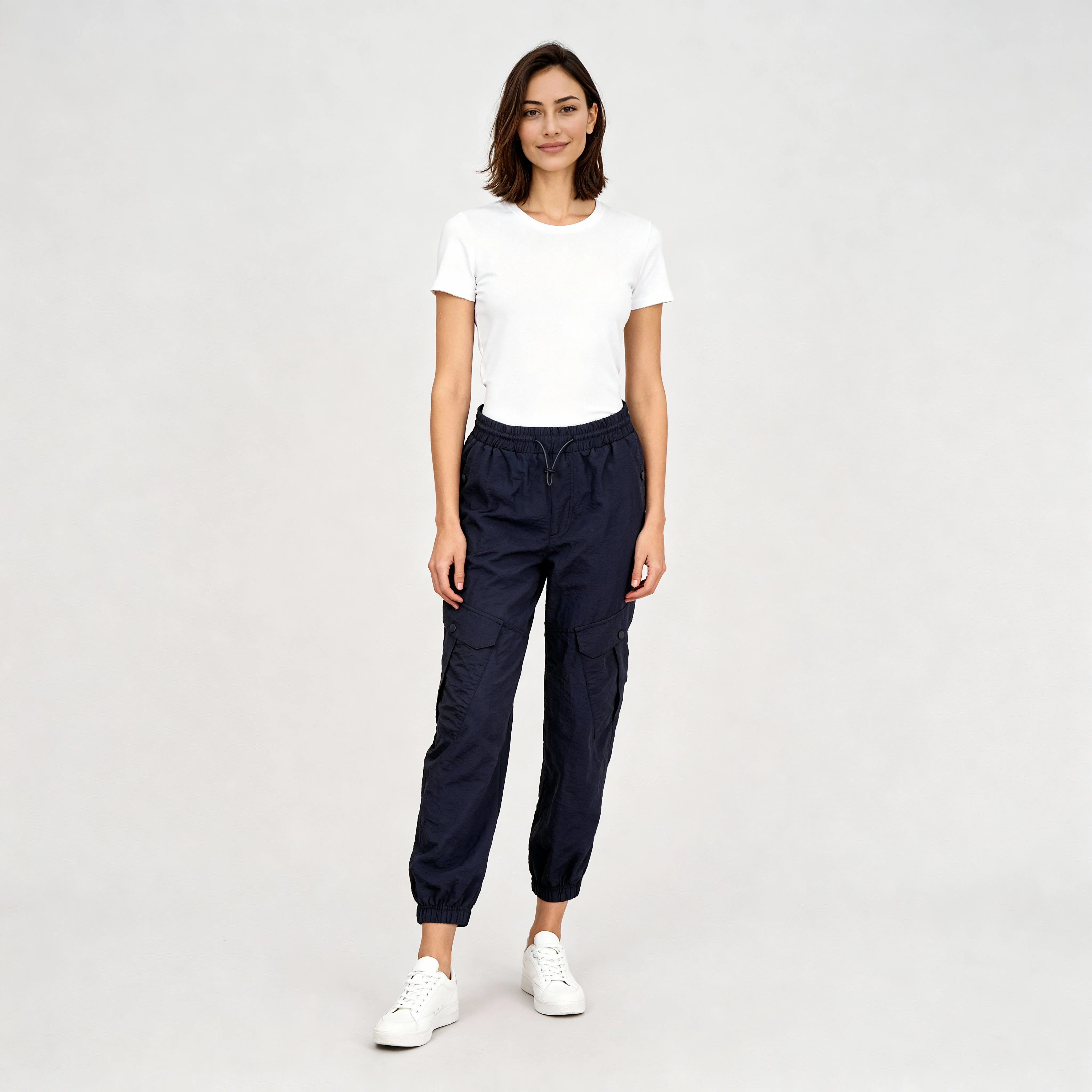 High Rise Tech Jogger With Functional Pockets