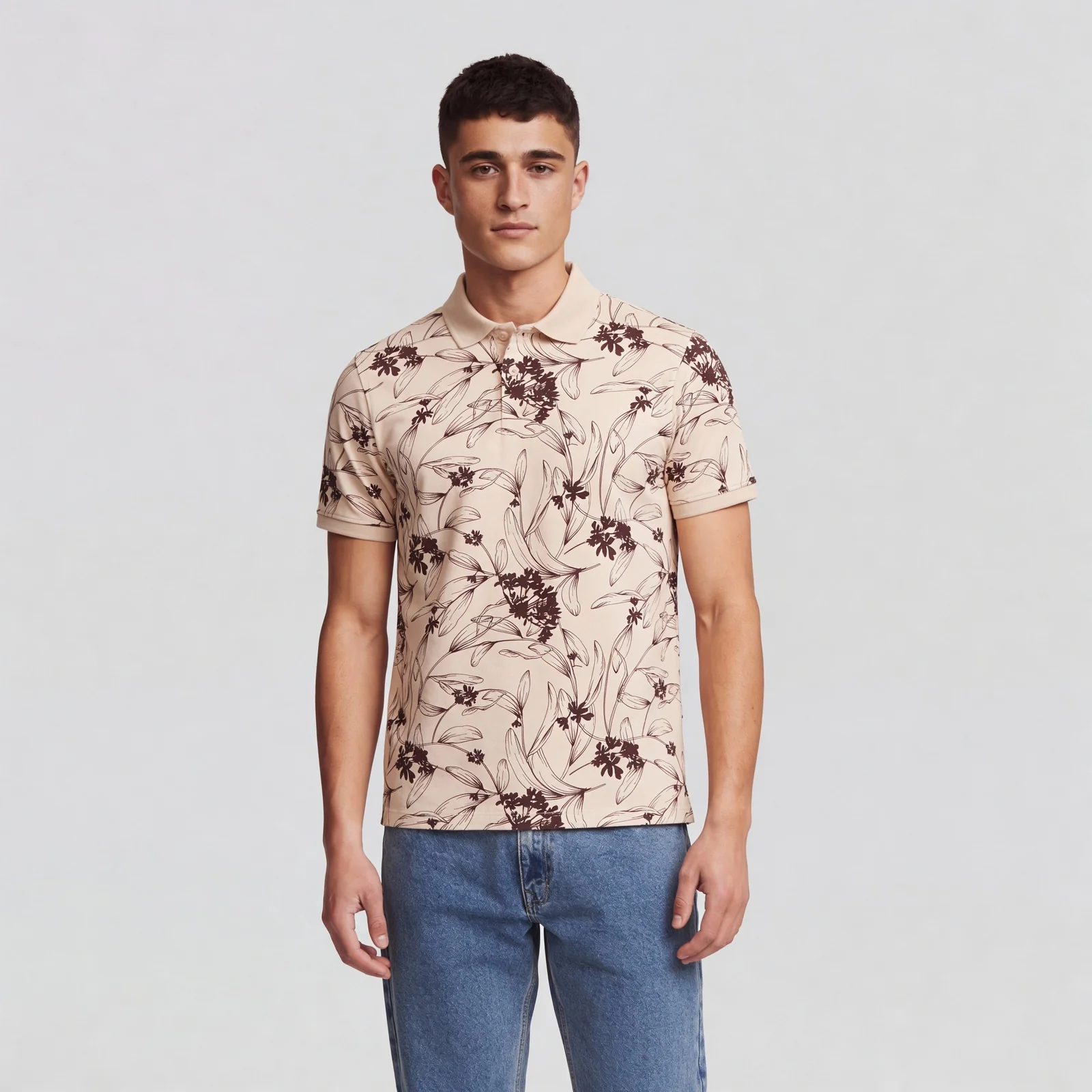 Impressions Polo Neck T-Shirt - Image 2