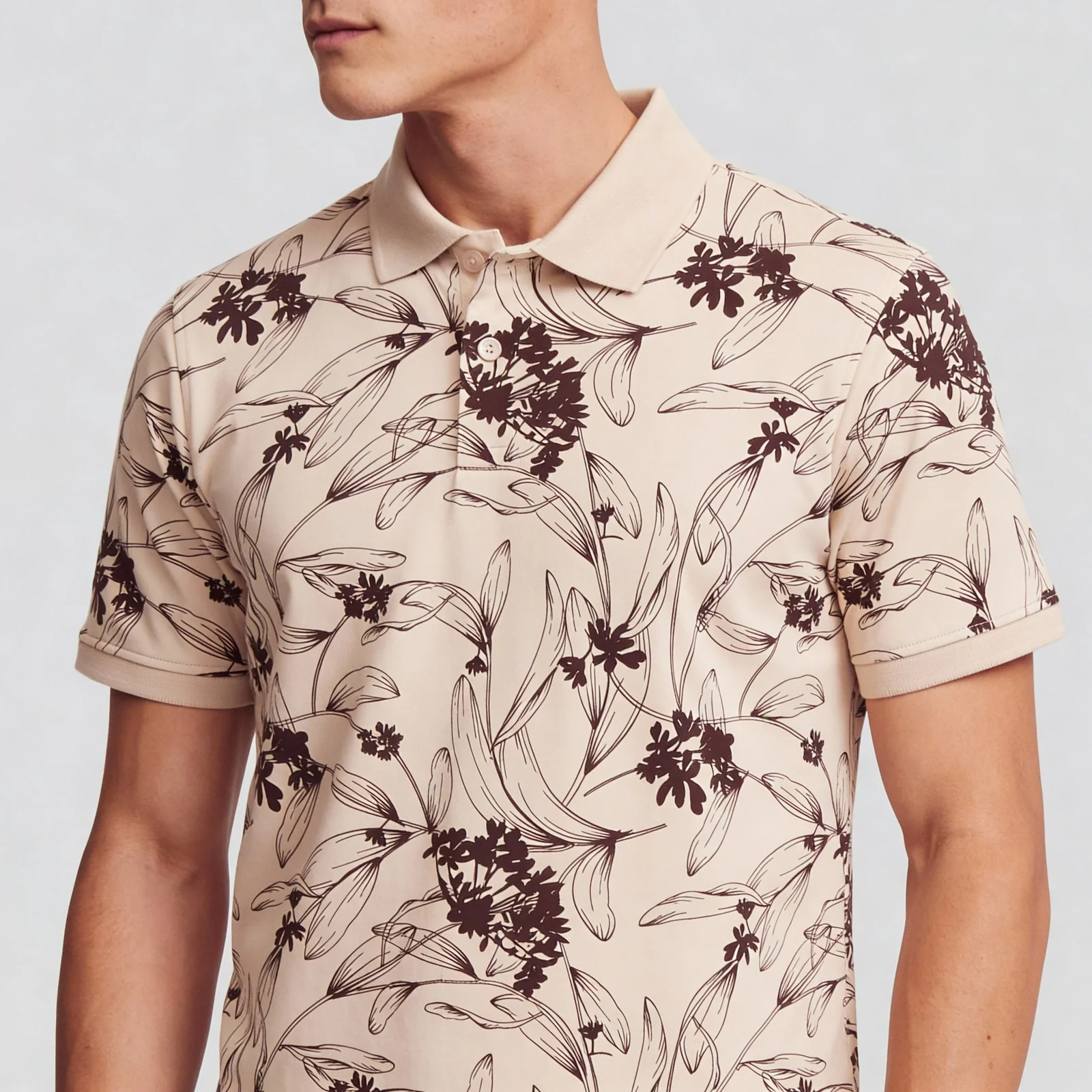 Impressions Polo Neck T-Shirt - Image 4