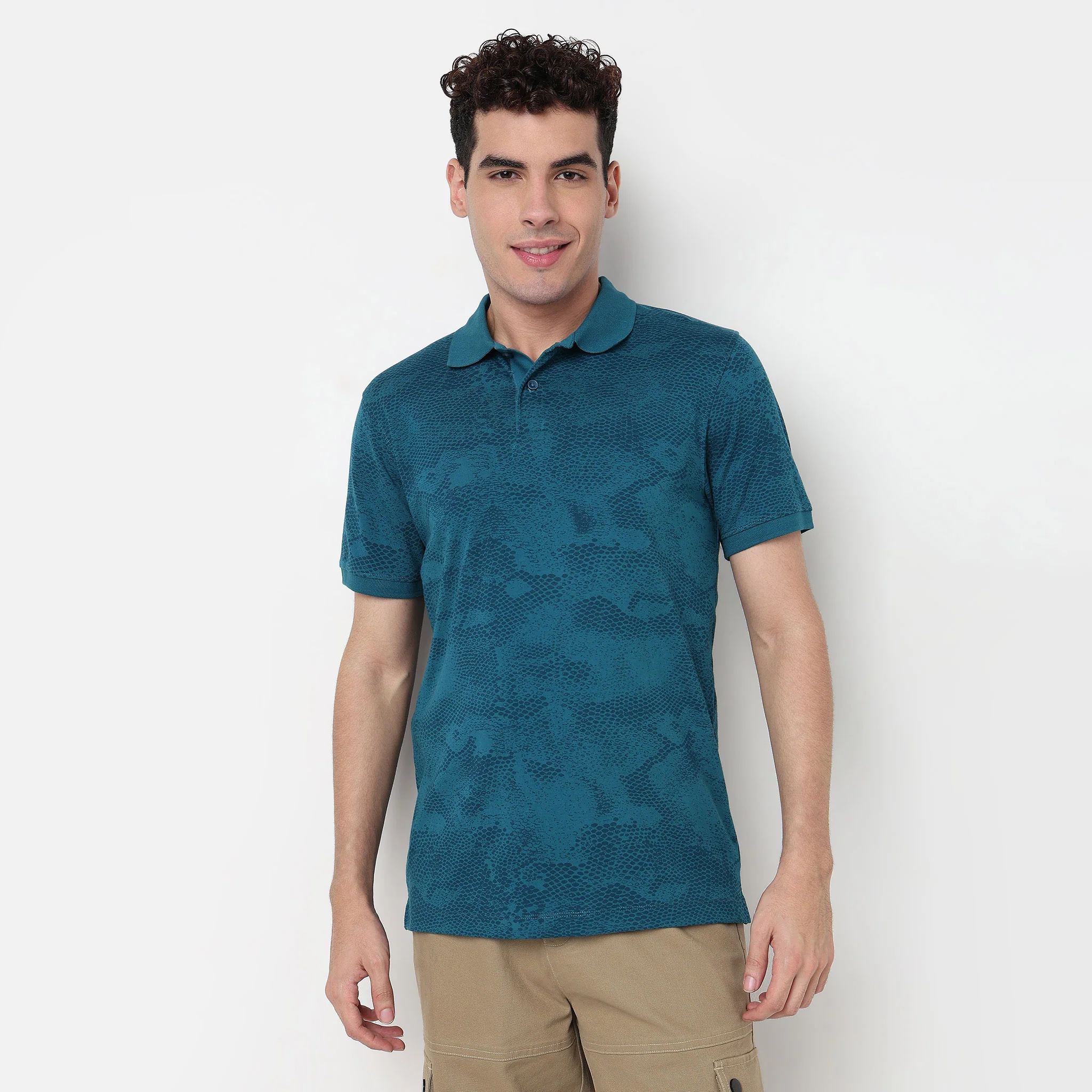 All Over Print Impressions Polo T-Shirt - Image 2