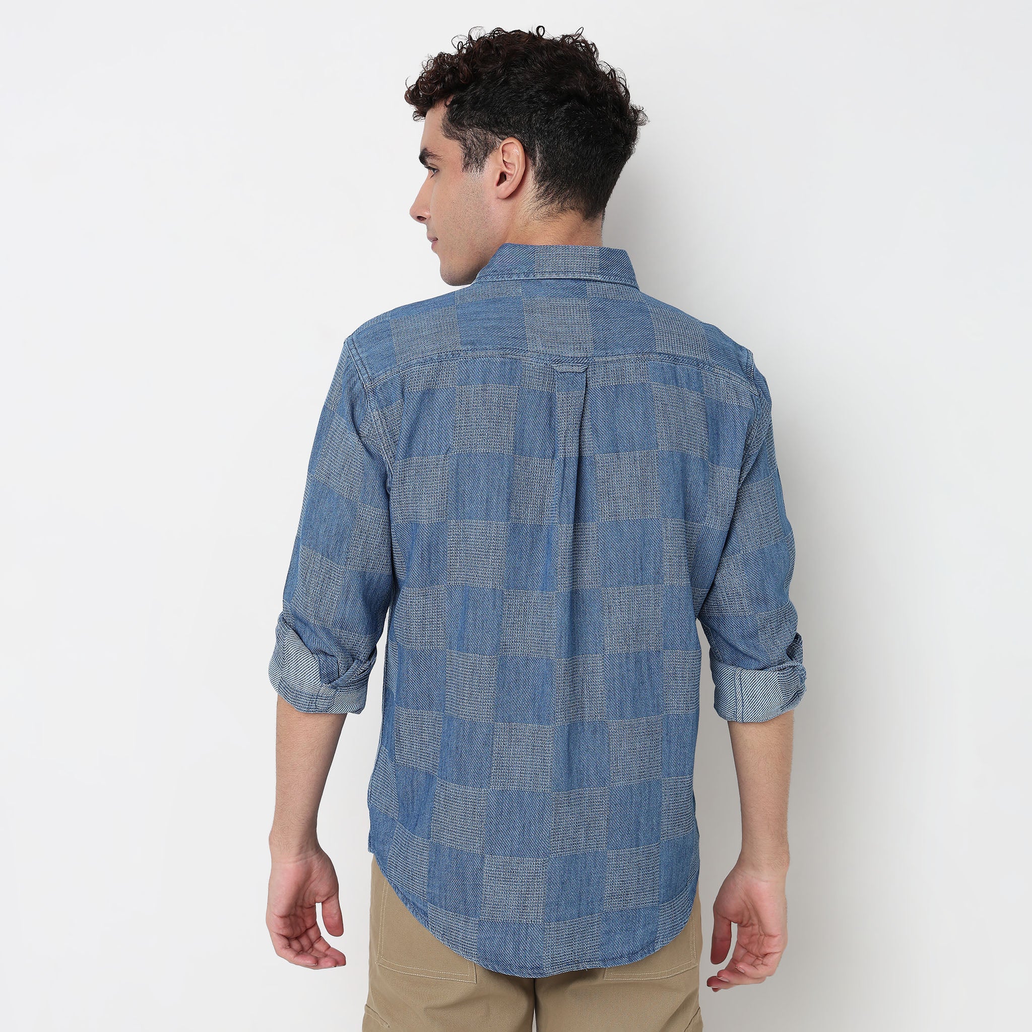 Checkered Cotton Cruiser Shirt - Image 3