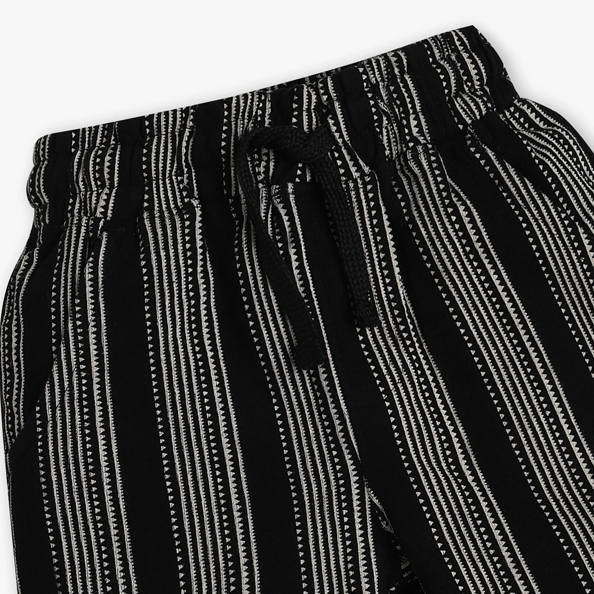 Boys Cotton Striped Shorts - Image 3