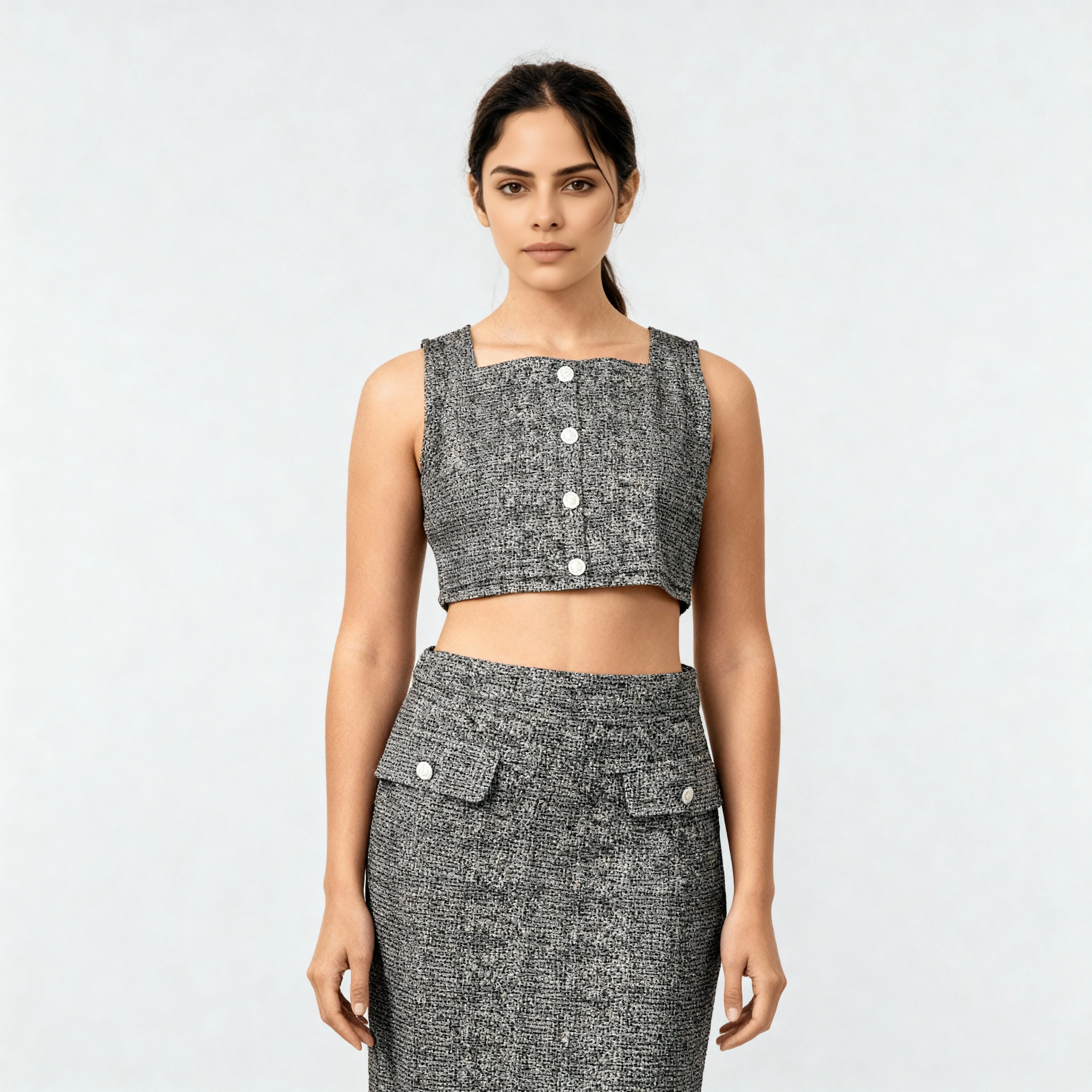 Knitted Cropped Betty Top - Image 2