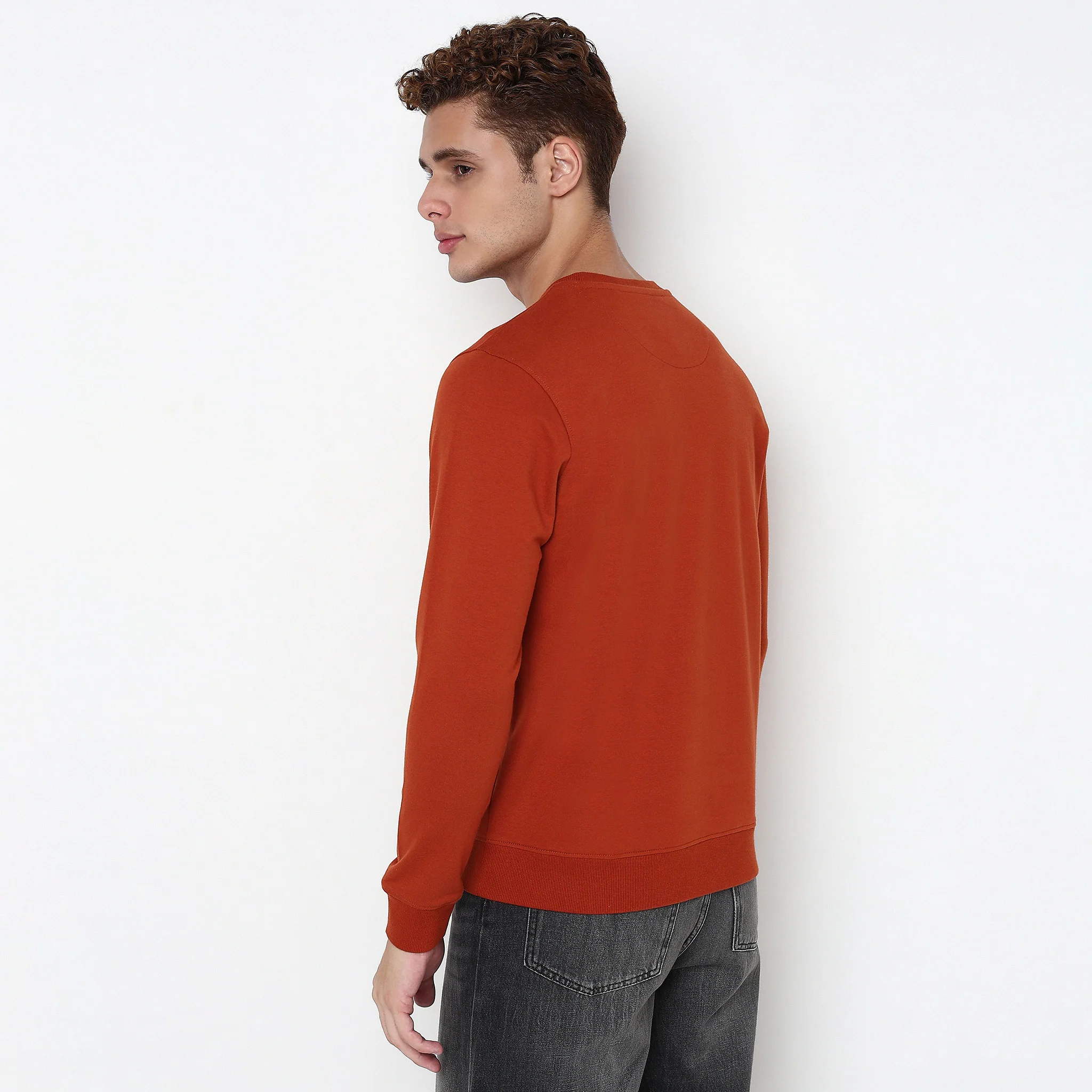 Graphic Cotton Popover Sweat Tee - Image 3
