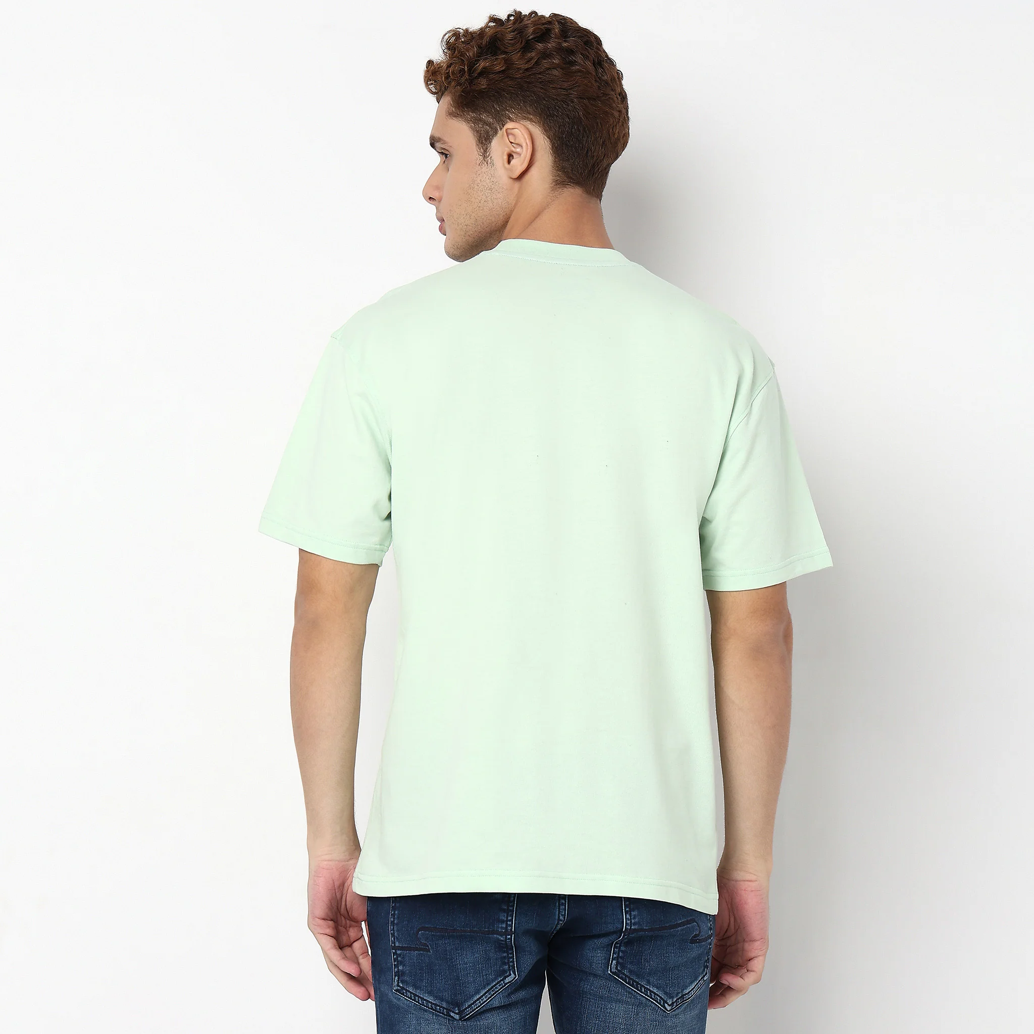 Oversize Slogan Graphic Cotton T-Shirt - Image 3
