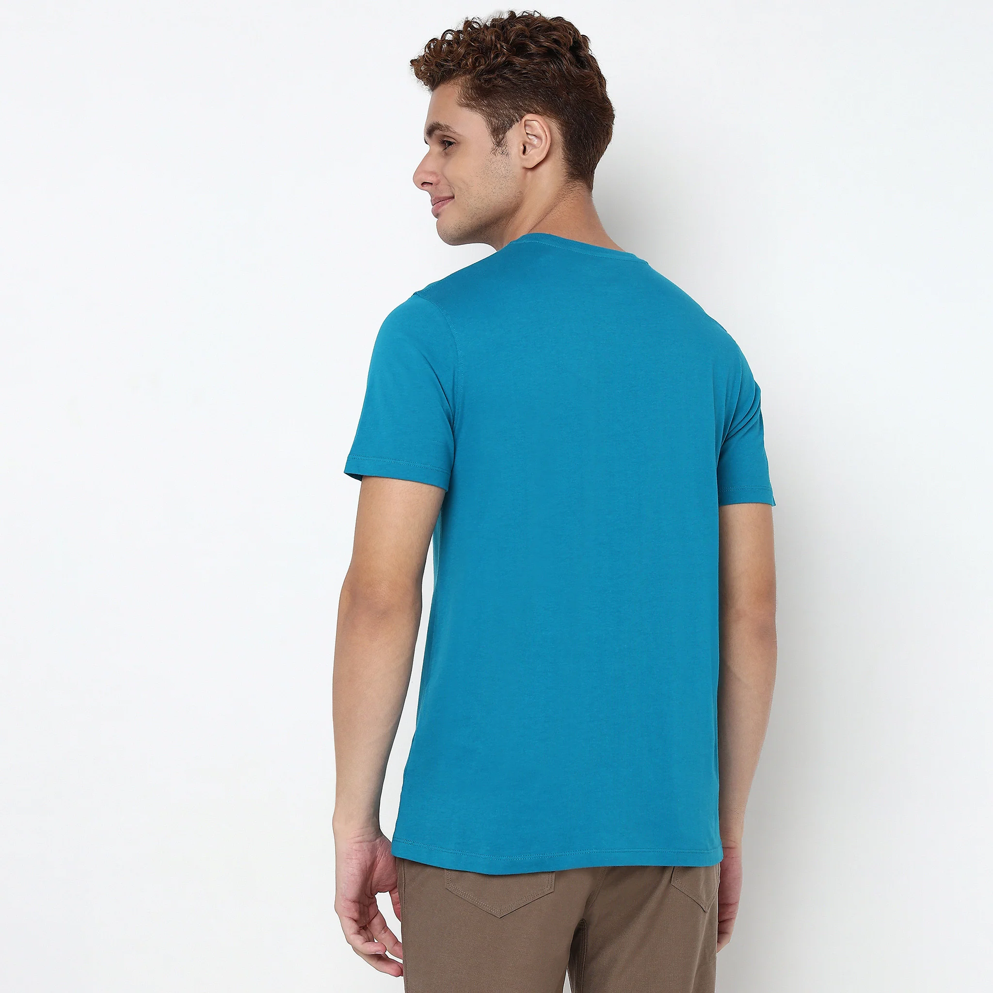 Knitted Graphic Cotton T-Shirt - Image 3