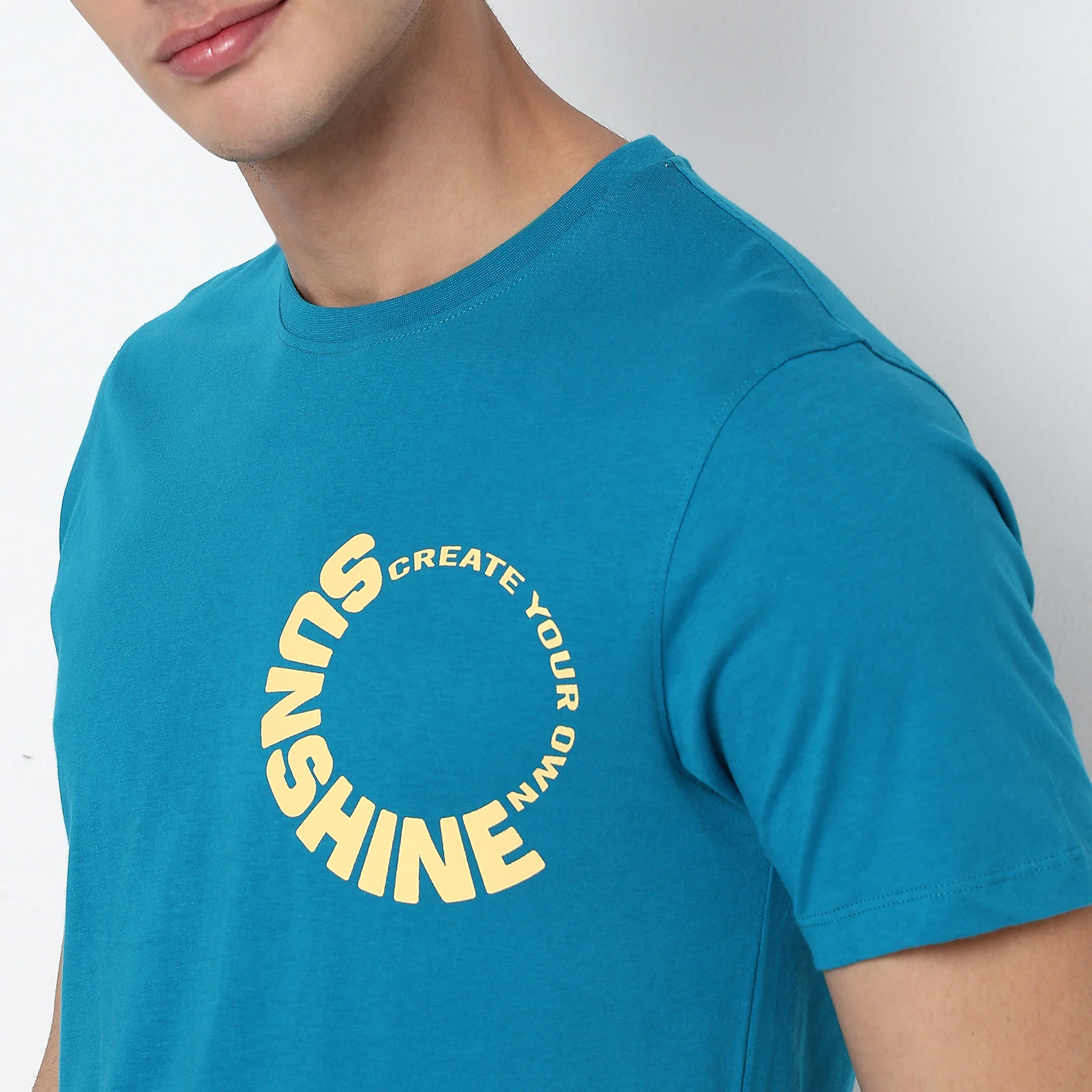 Knitted Graphic Cotton T-Shirt - Image 4