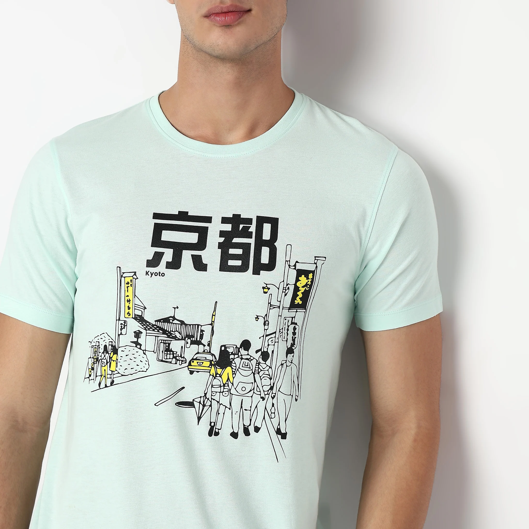 Knitted Graphic Cotton T-Shirt - Image 4