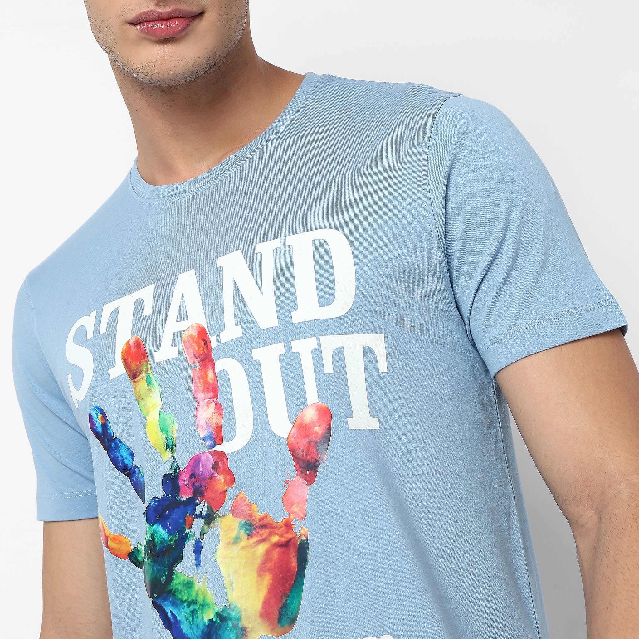Knitted Graphic Cotton T-Shirt - Image 4