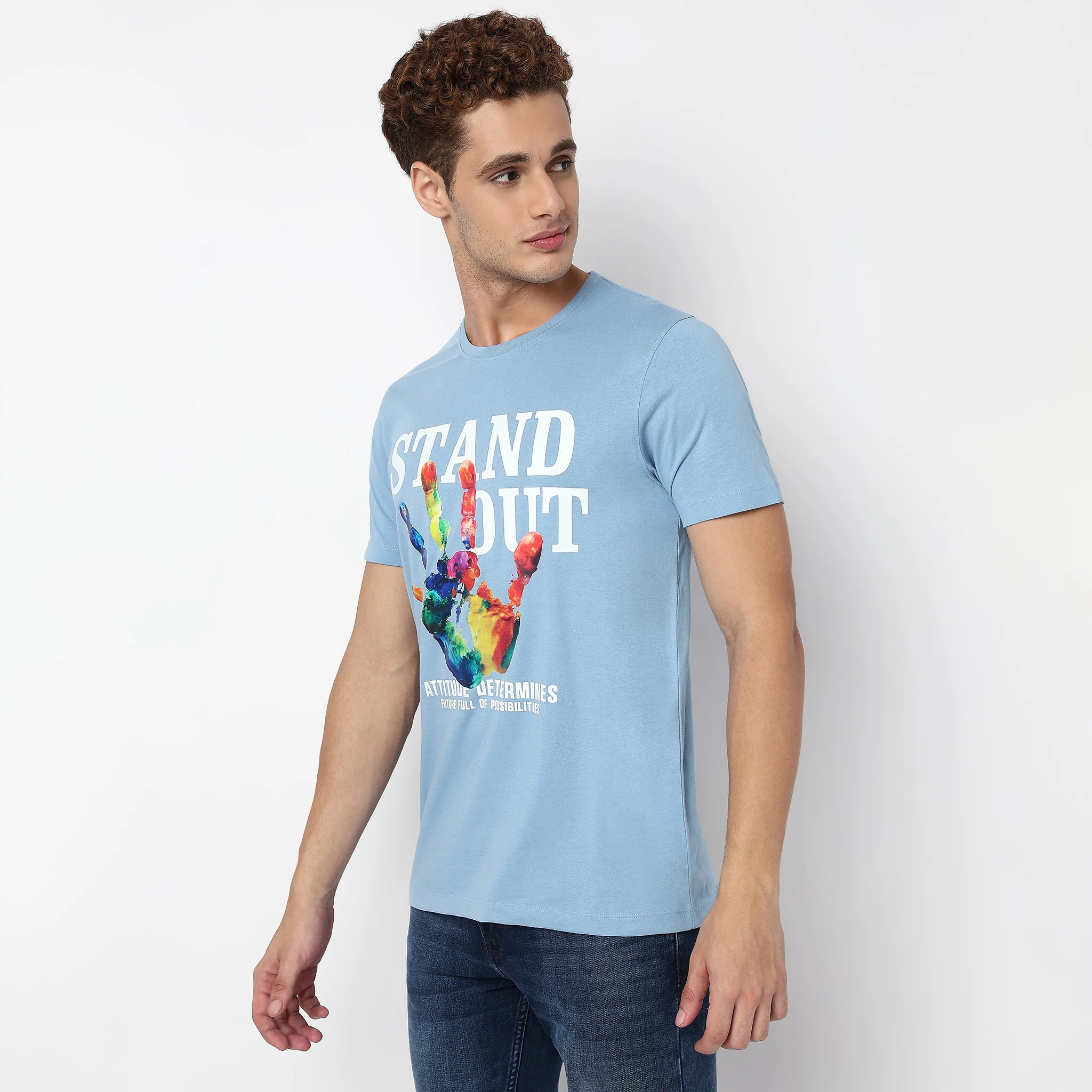 Knitted Graphic Cotton T-Shirt - Image 5
