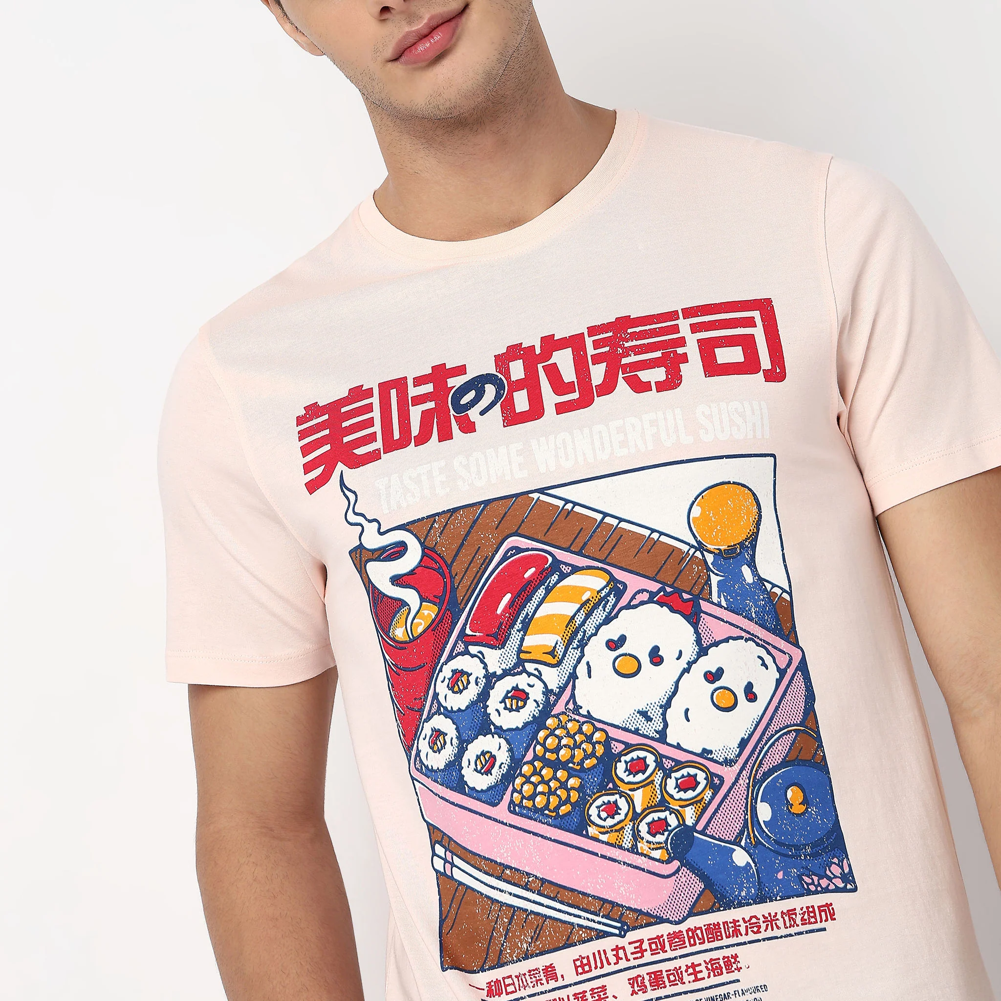 Knitted Graphic Cotton T-Shirt - Image 4