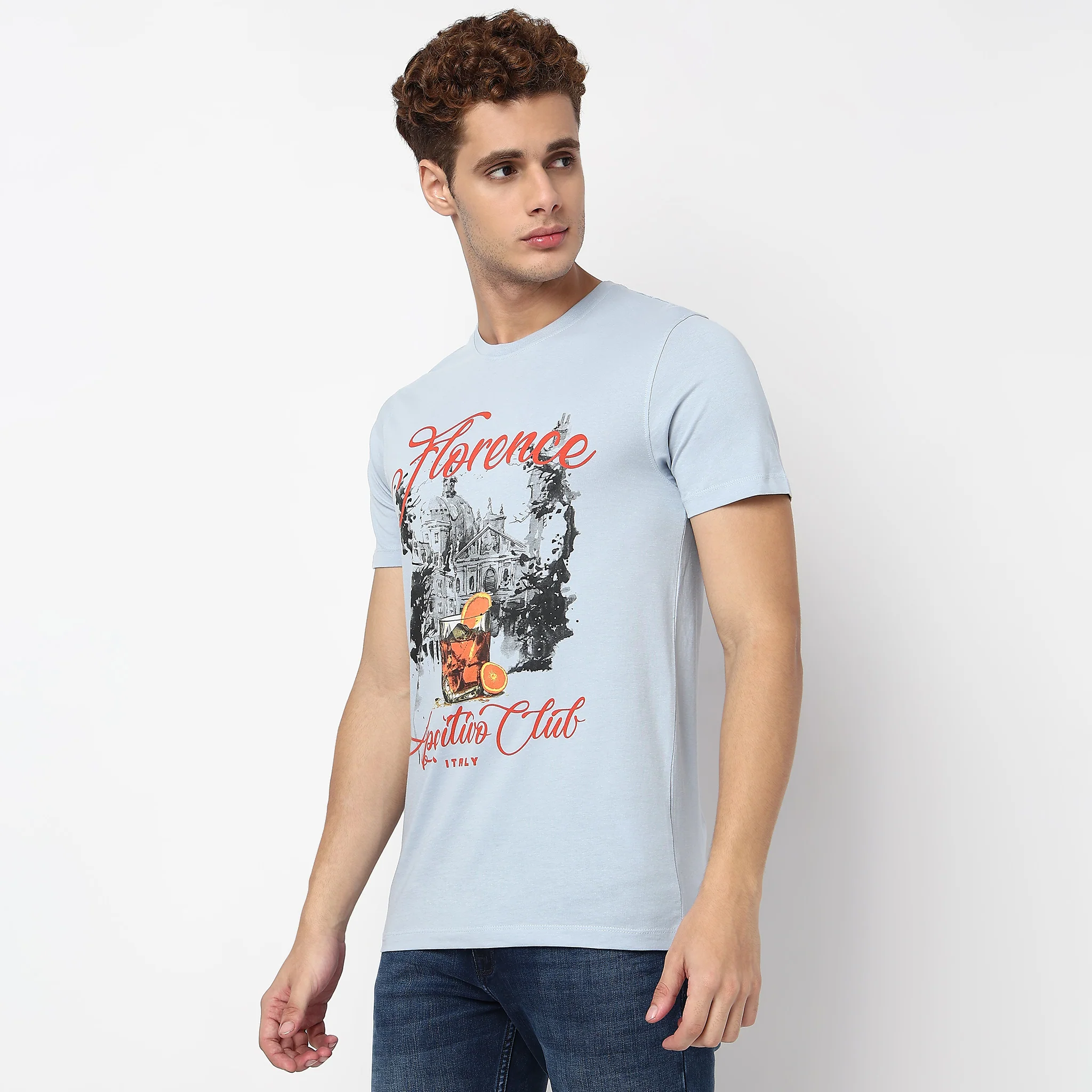 Knitted Graphic Cotton T-Shirt - Image 5