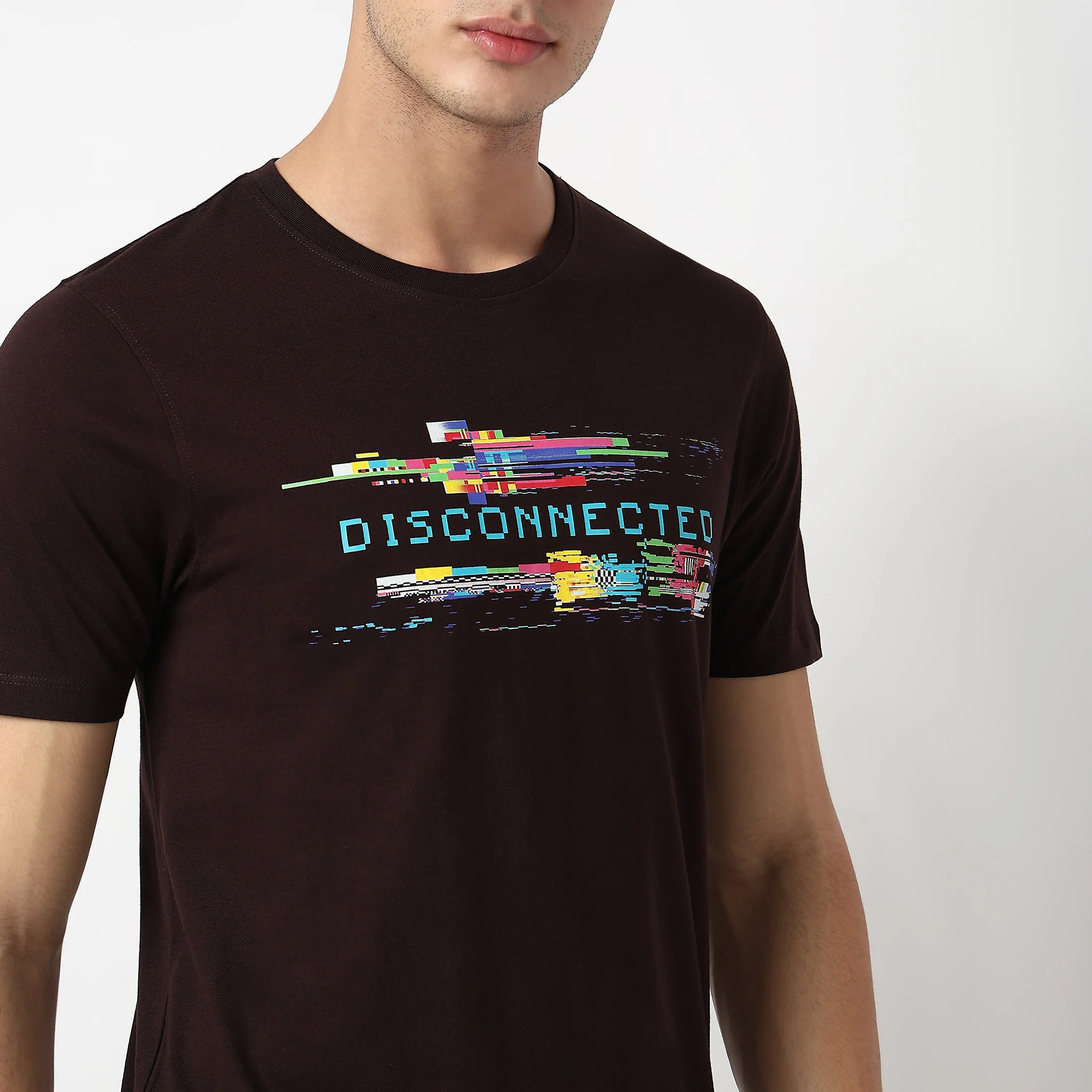 Knitted Graphic Cotton T-Shirt - Image 4