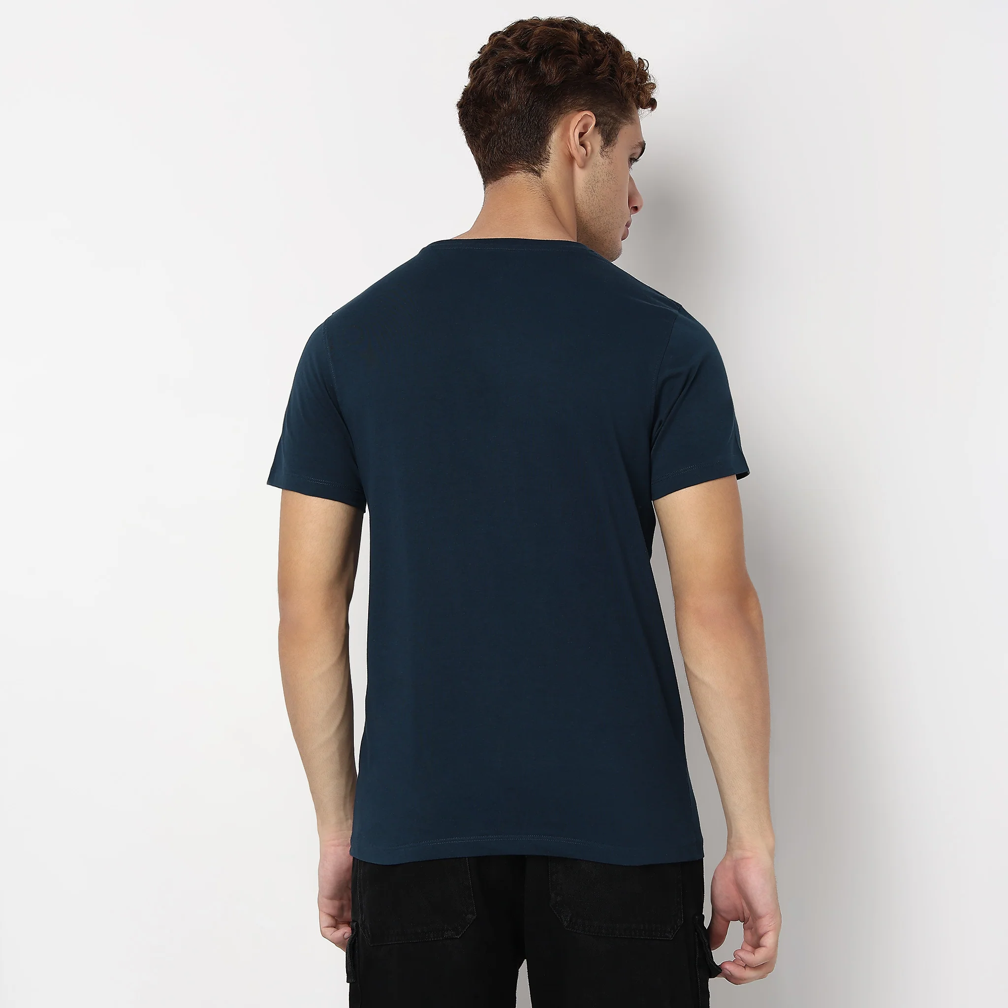Knitted Graphic Cotton T-Shirt - Image 3
