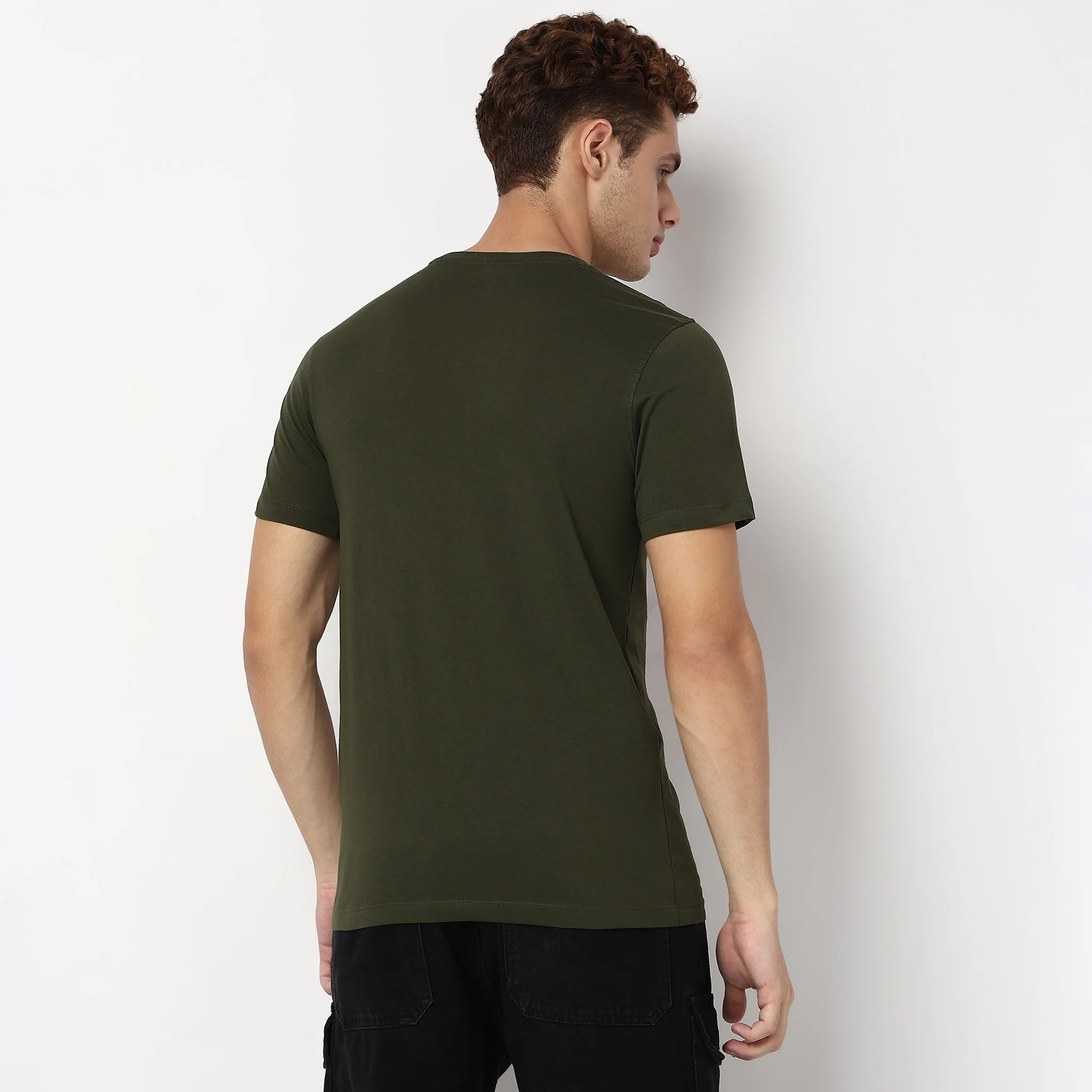 Knitted Graphic Cotton T-Shirt - Image 3