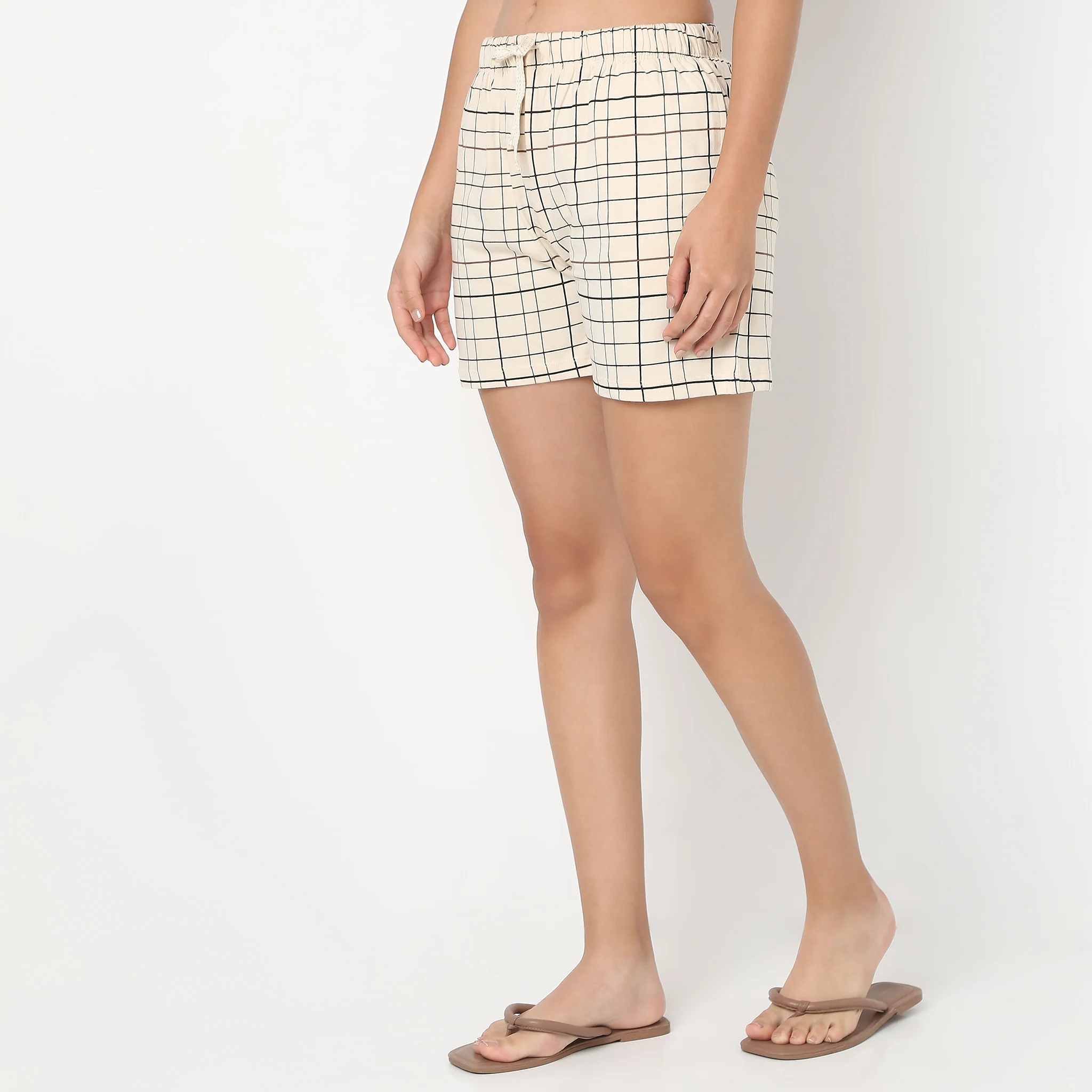 Knitted Loungewear Shorts - Image 5