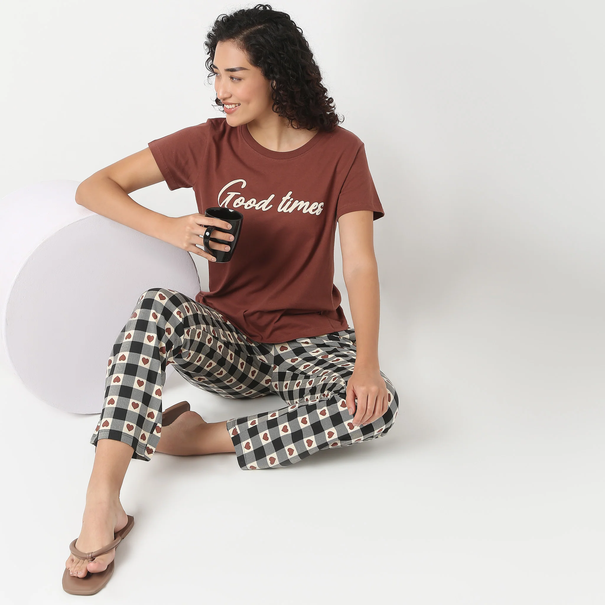 Knitted Loungewear T-Shirt