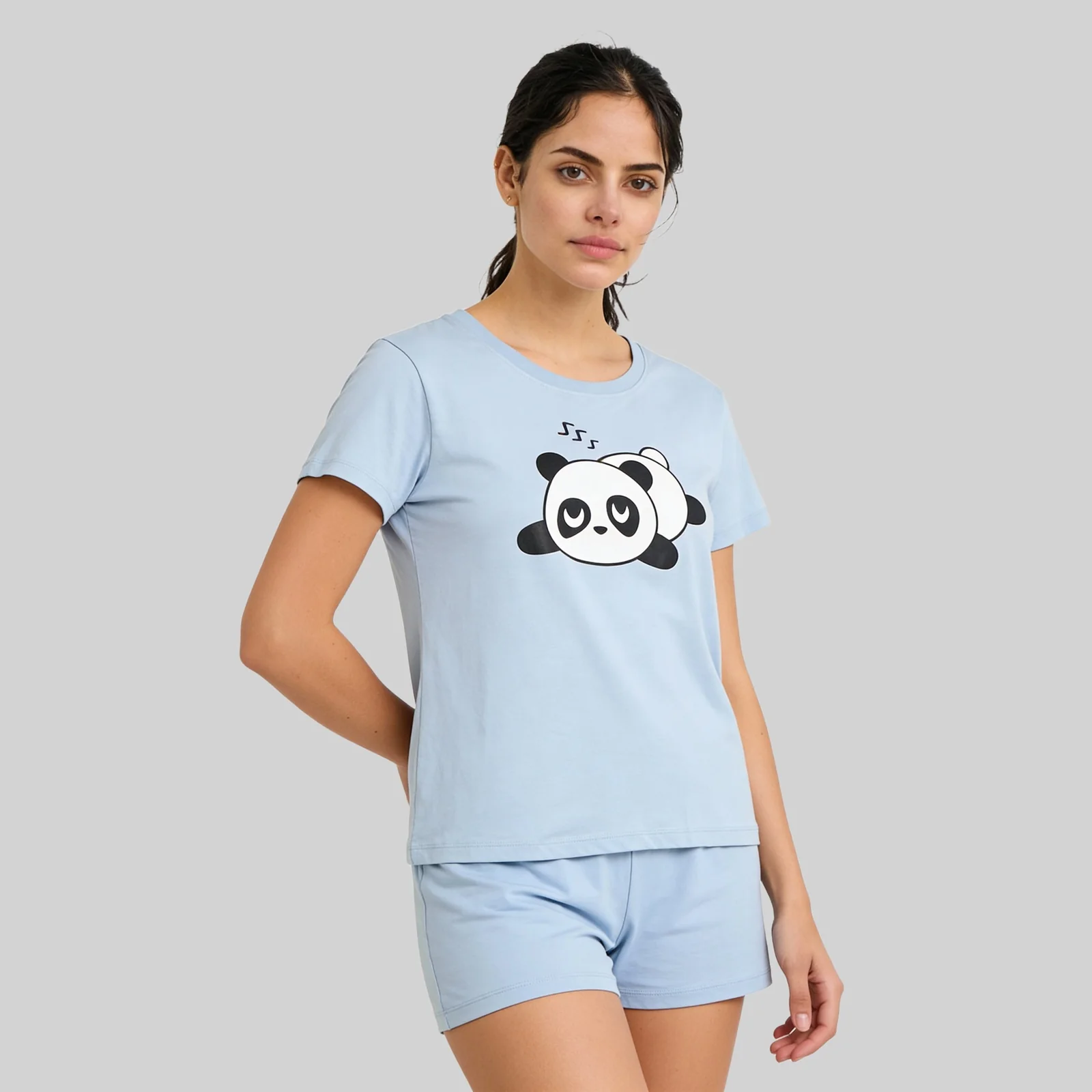 Knitted Printed Lounge T-Shirt - Image 5