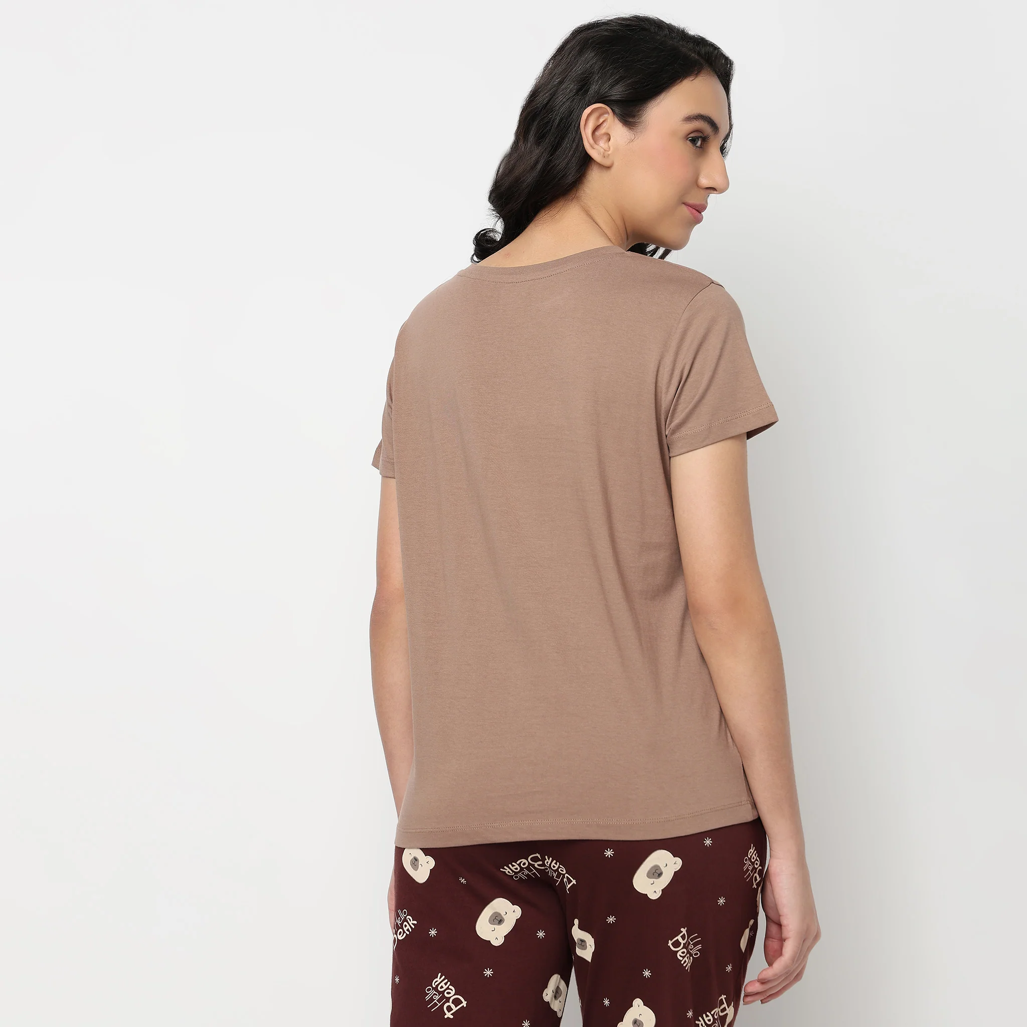 Knitted Printed Lounge T-Shirt - Image 3