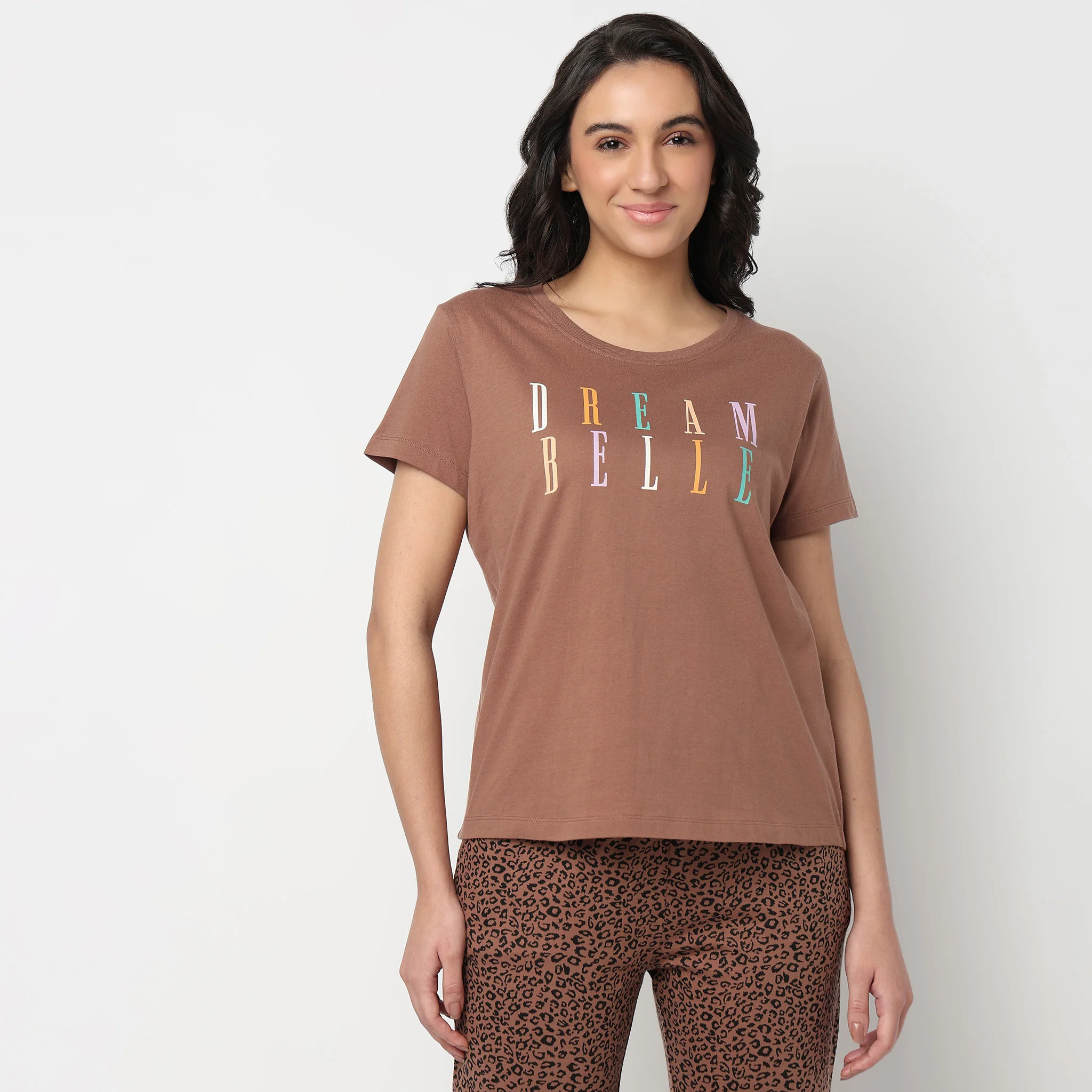 Knitted Printed Lounge T-Shirt - Image 2
