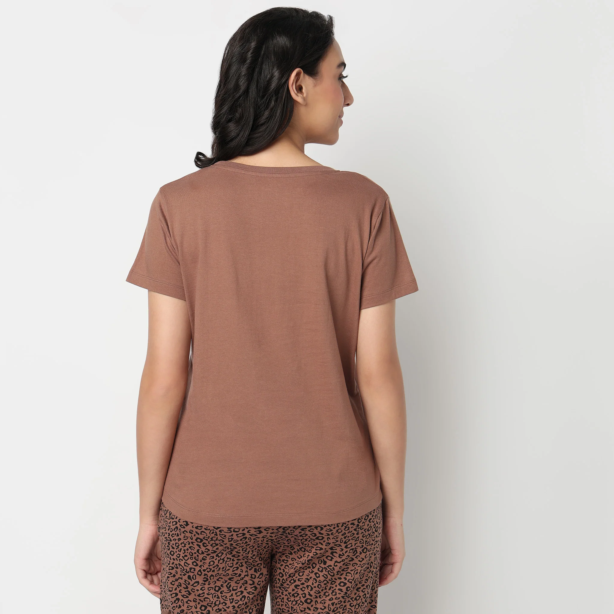 Knitted Printed Lounge T-Shirt - Image 3
