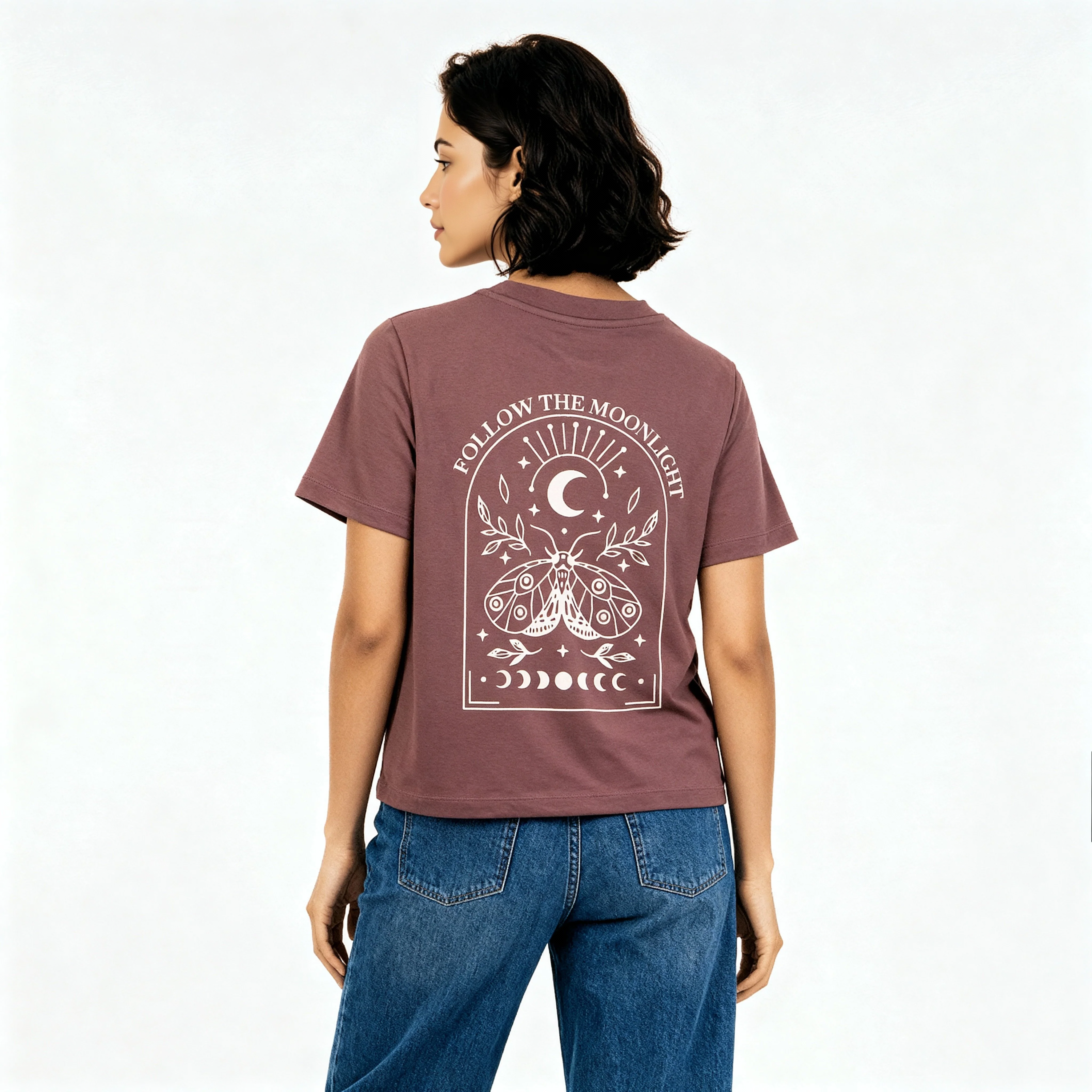 Knitted Printed Slim Fit T-Shirt - Image 3