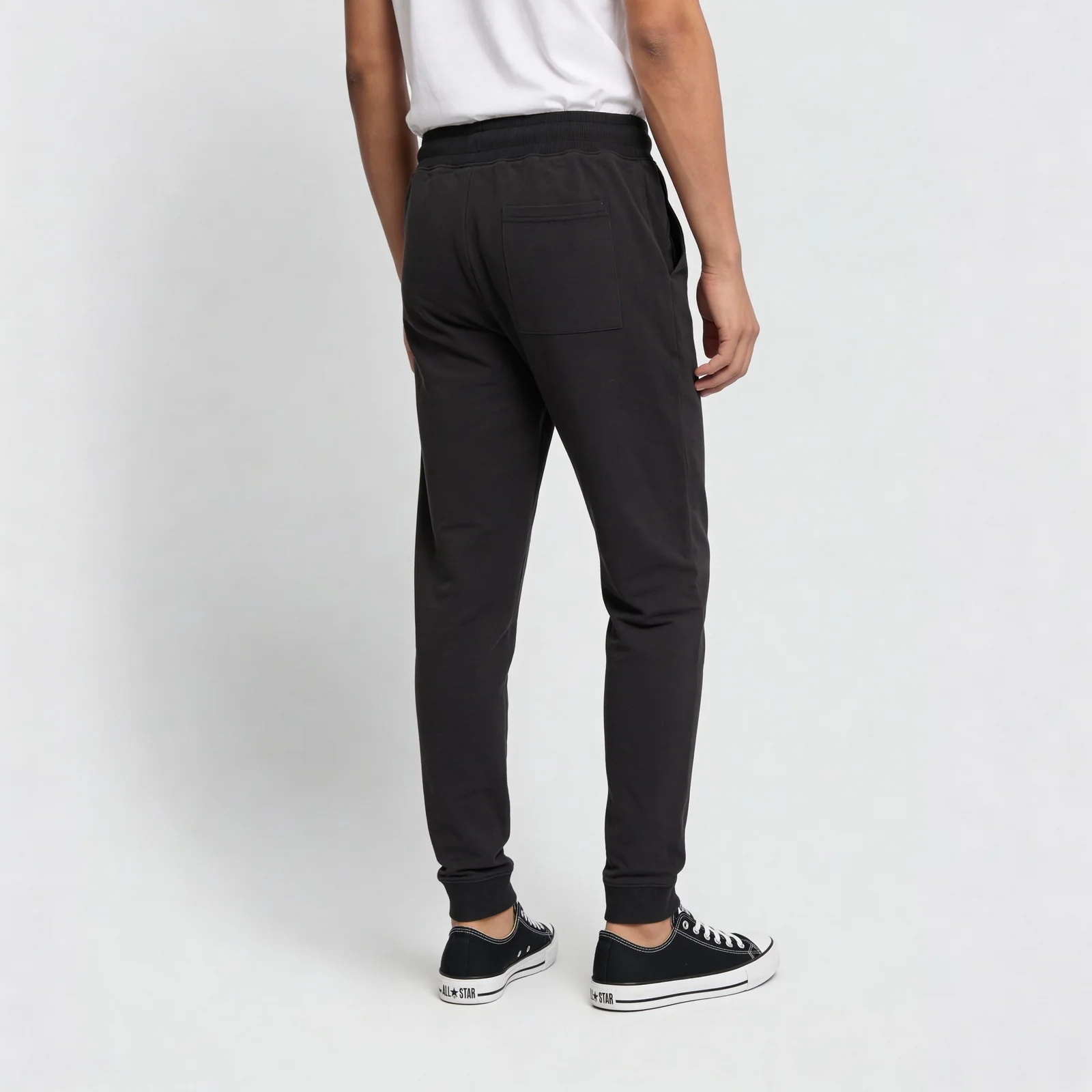 Knitted Solid Moto Jogger - Image 3