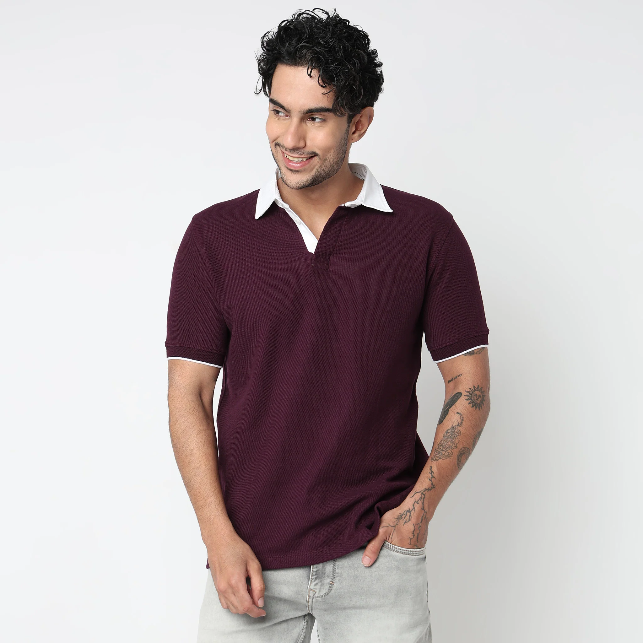 Structured Rugby Polo T-Shirt - Image 27