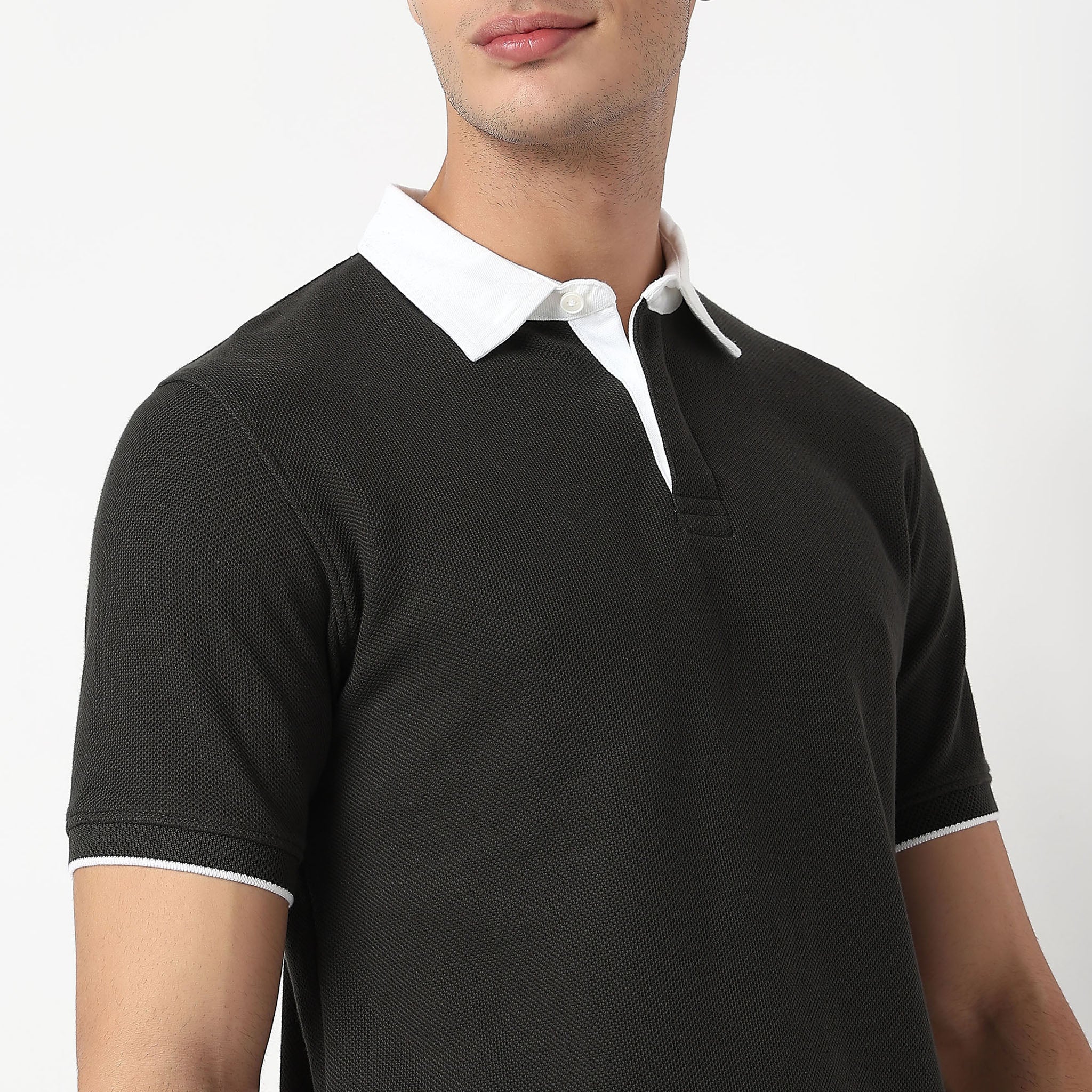 Structured Rugby Polo T-Shirt - Image 4