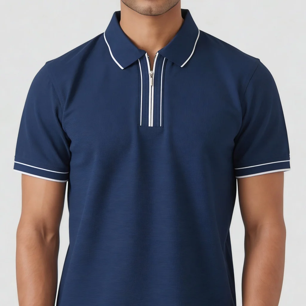 Knitted Weekend Polo T-Shirt - Image 4