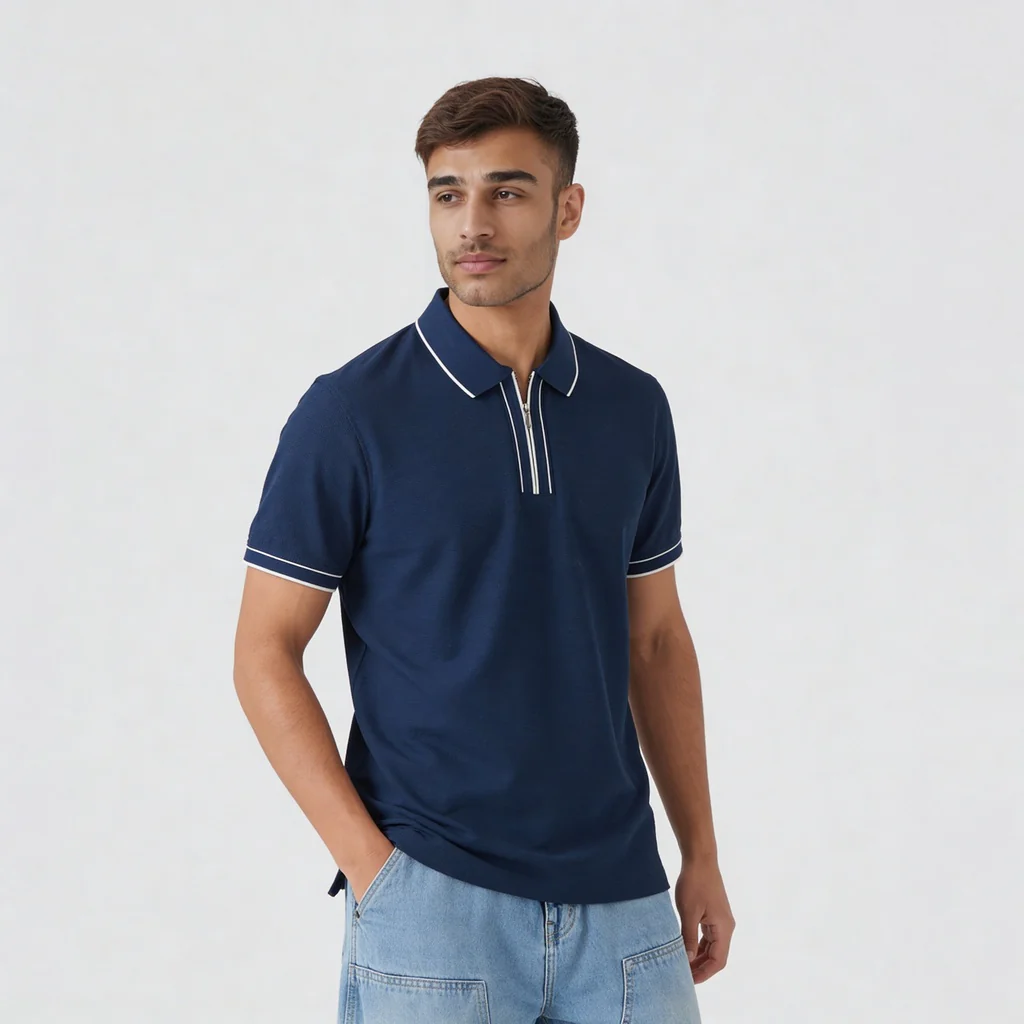 Knitted Weekend Polo T-Shirt - Image 5