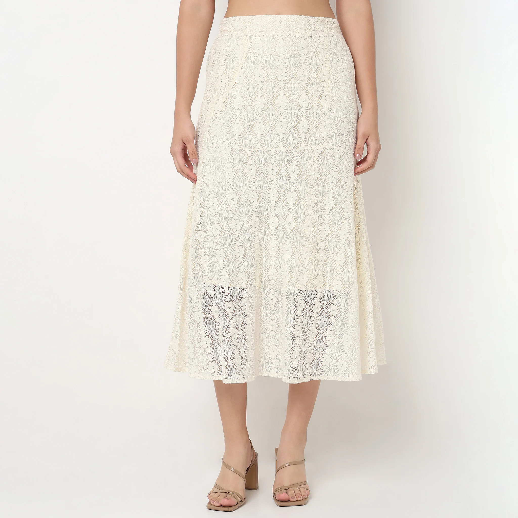 Lace A-Line Skirt - Image 2