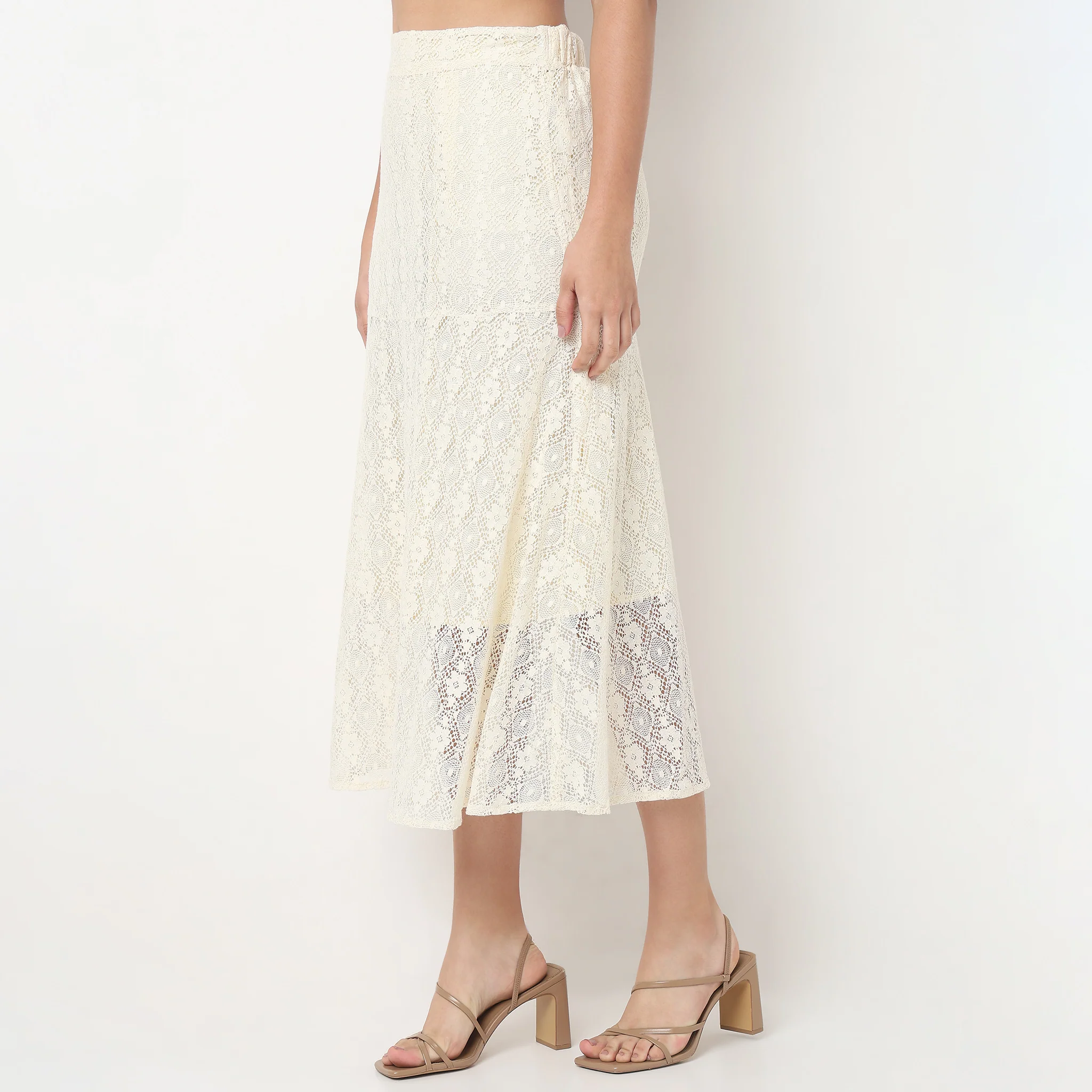 Lace A-Line Skirt - Image 5