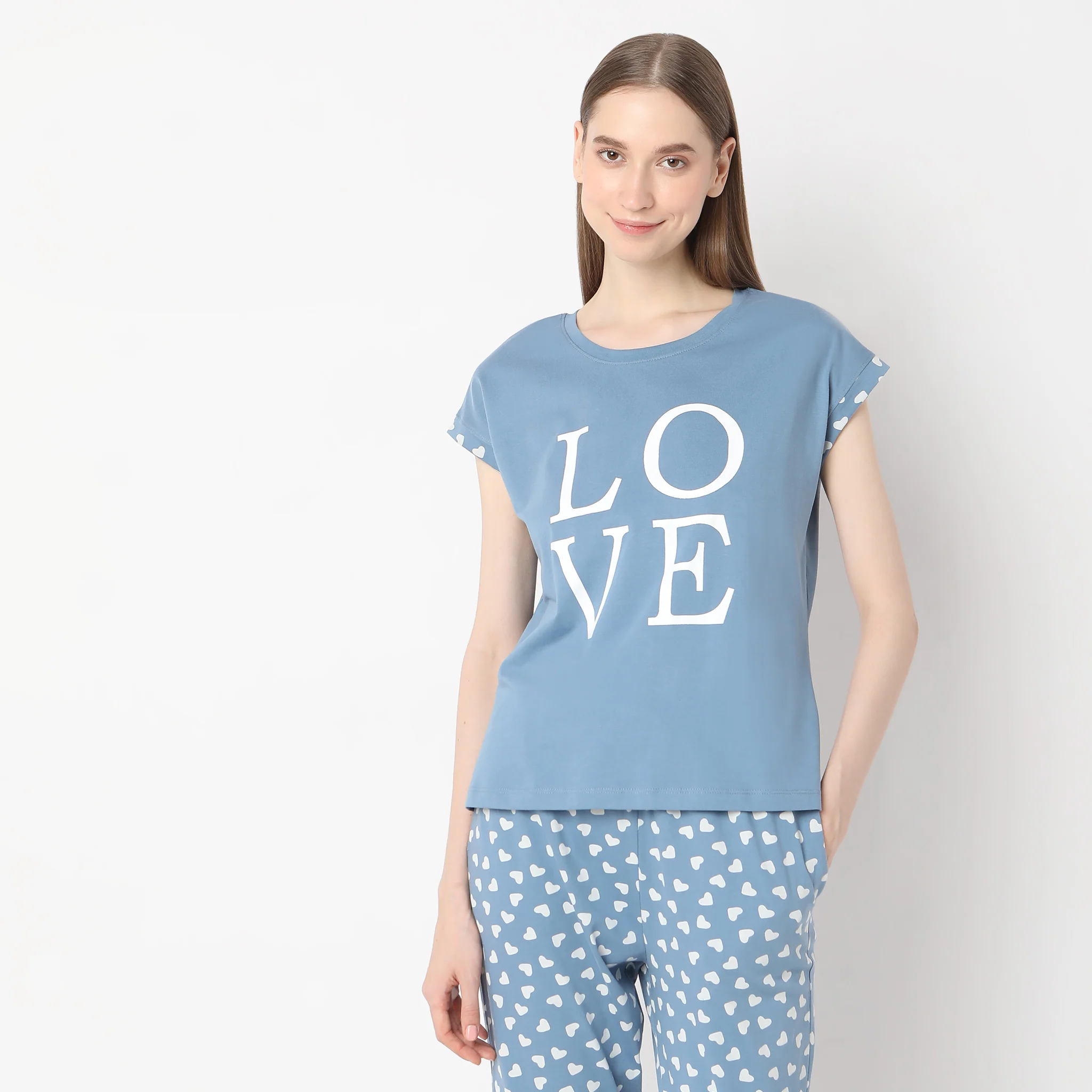 Love Chest Printed Lounge T-Shirt - Image 2
