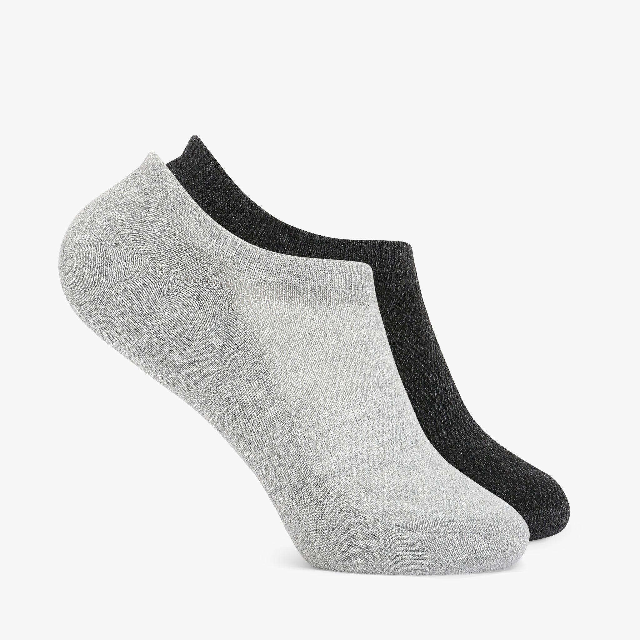 Men Cotton Solid Socks (Pack of 2)