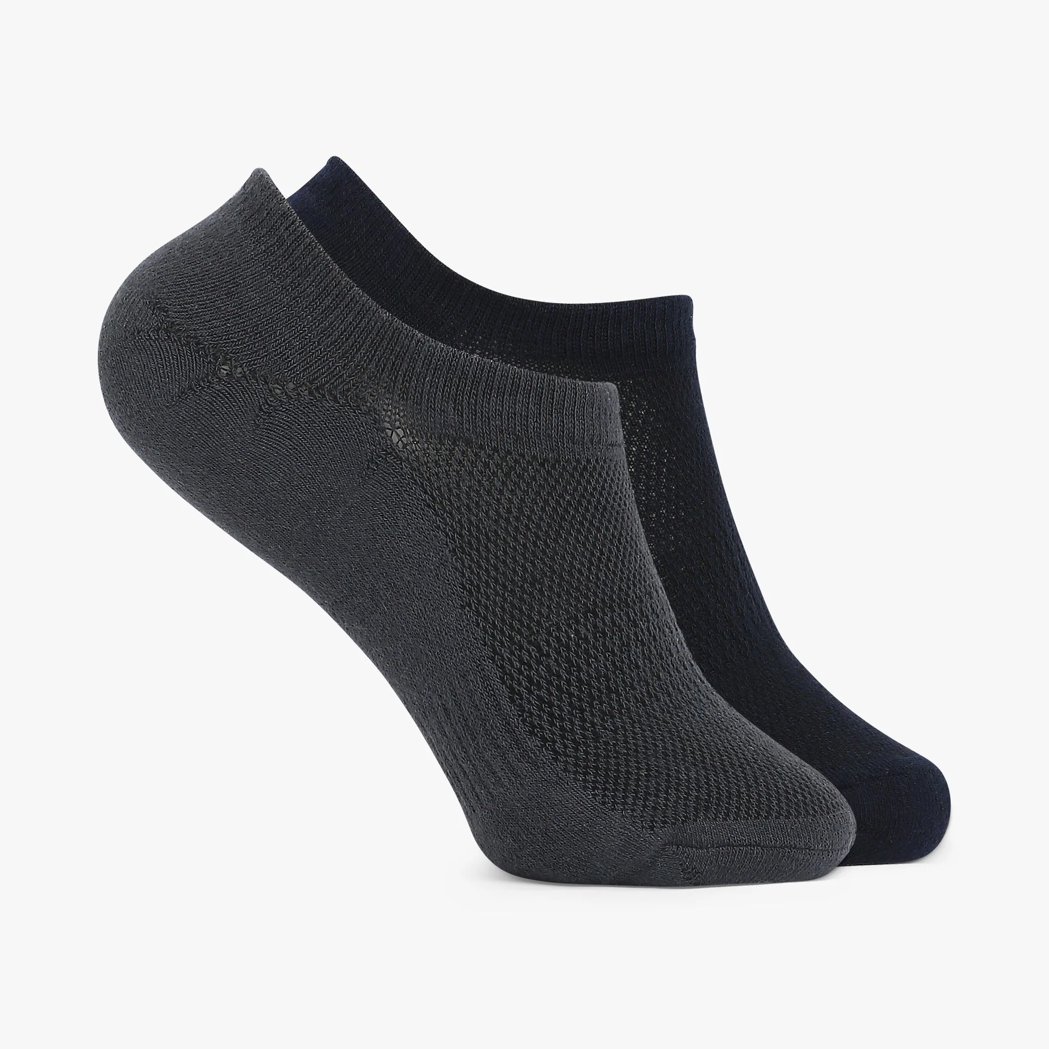Men Cotton Solid Socks (Pack of 2)